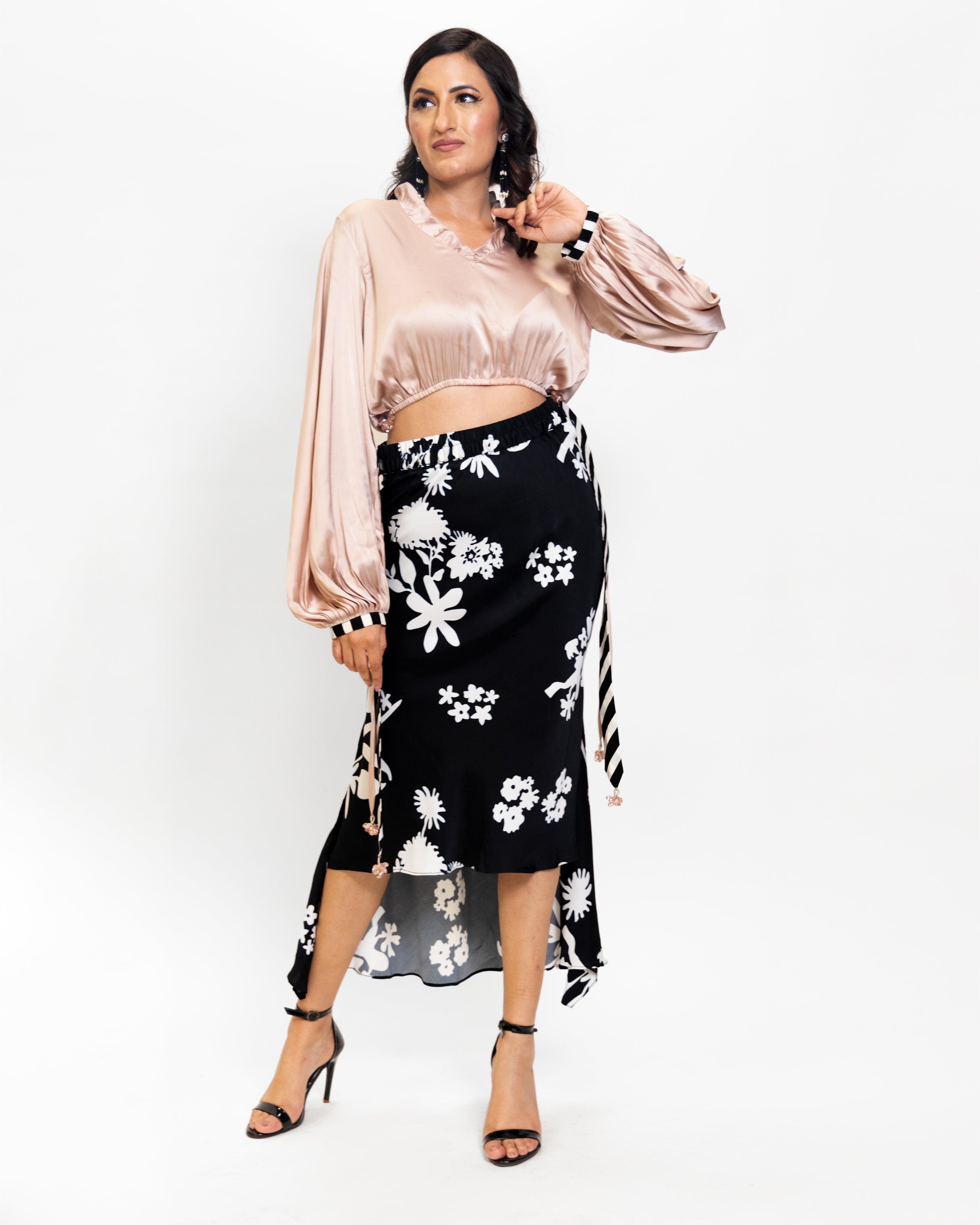 SHELLY CROP TOP AND SET