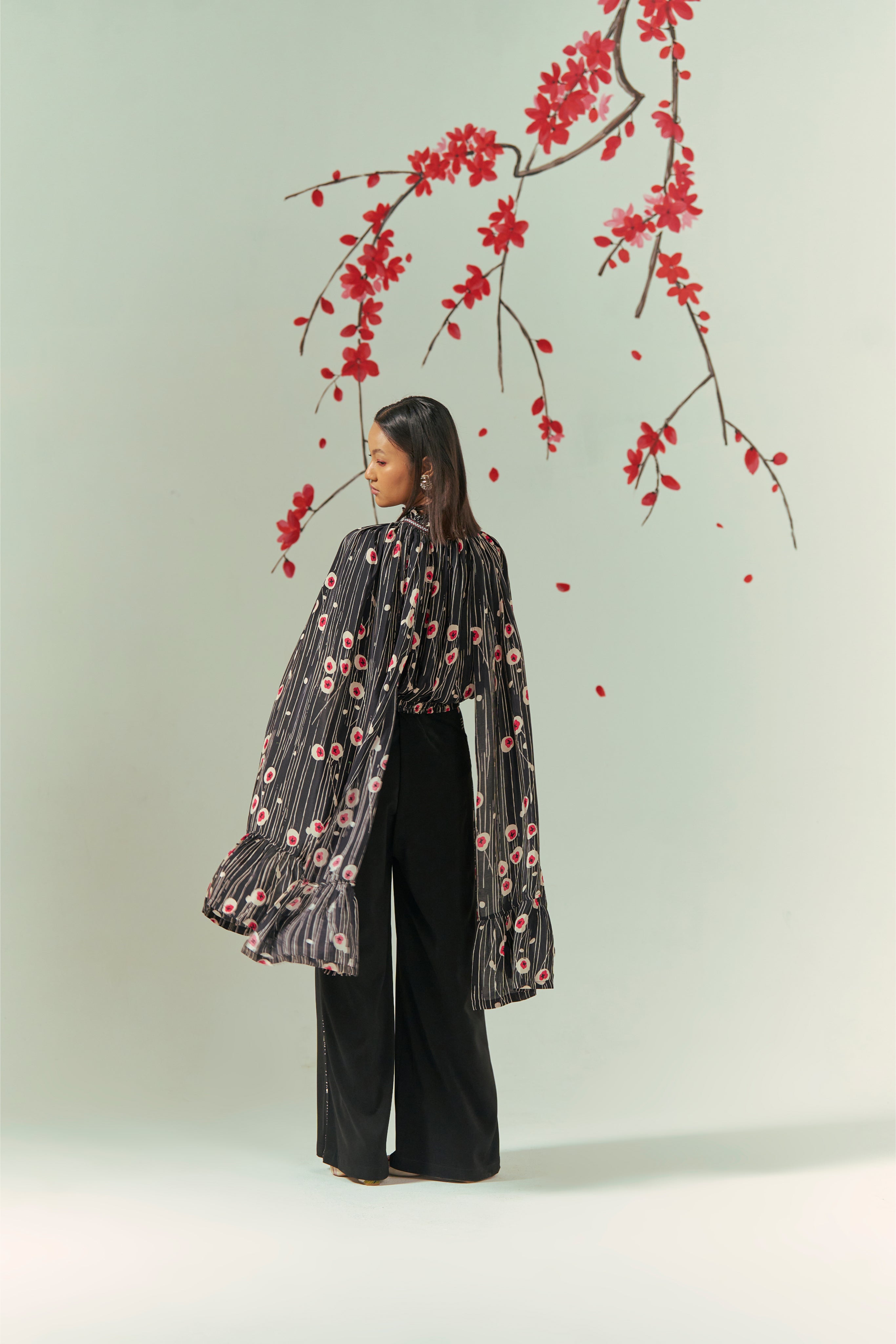 Sakura Top With Pants Co-ord Set