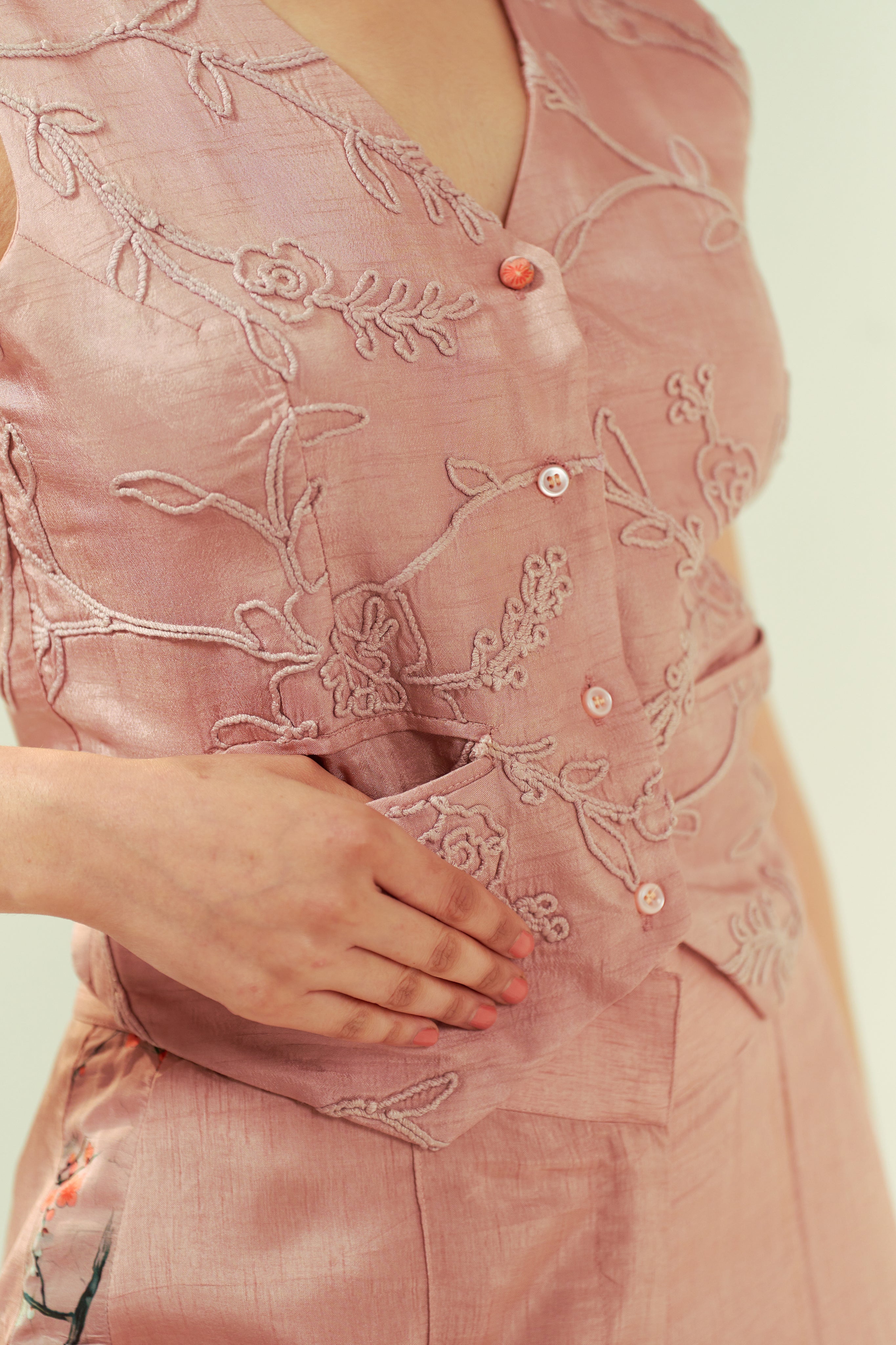 Mizu Vest And Tailored Pants Co-ord