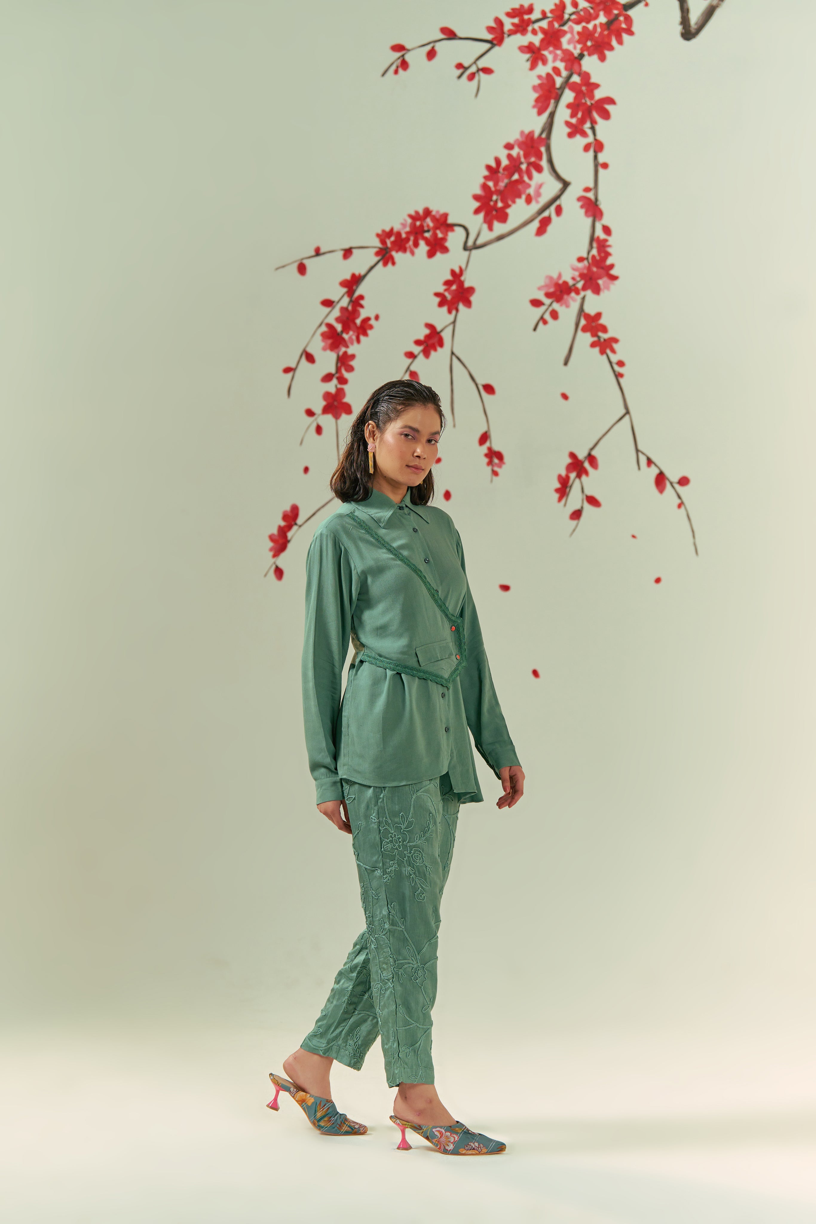 Zen Green Co-ord Set