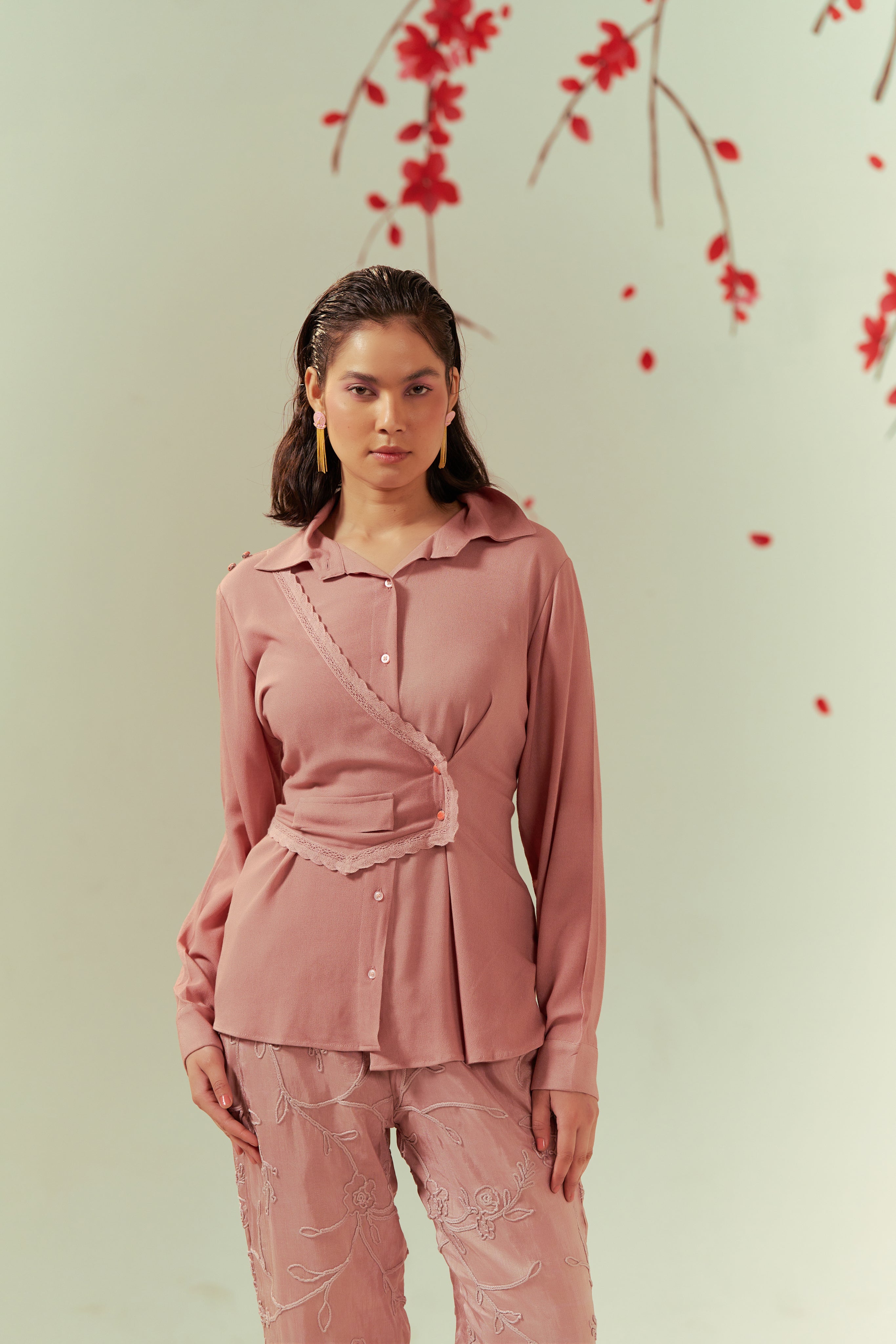 Zen Peach Co-ord Set