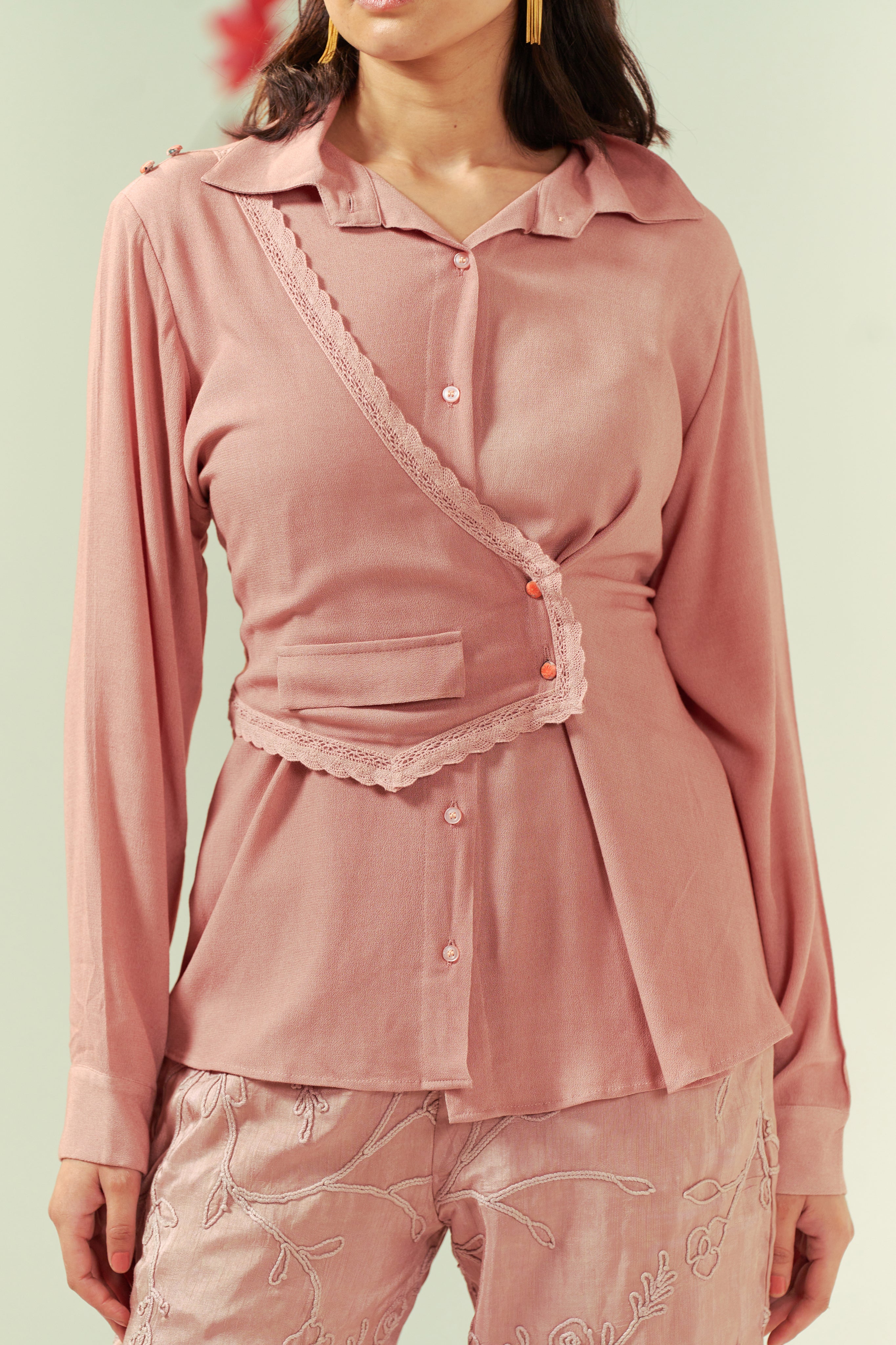 Zen Peach Co-ord Set