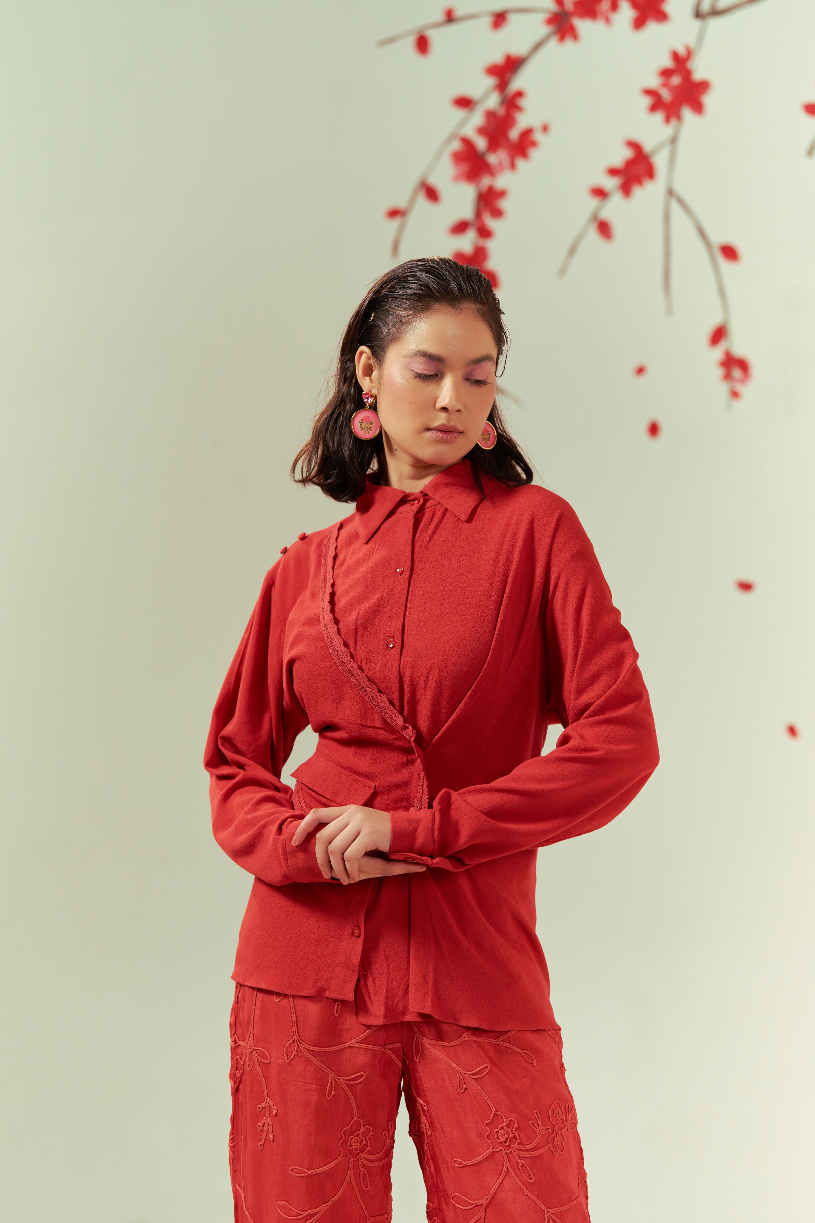 Zen Red Co-ord Set