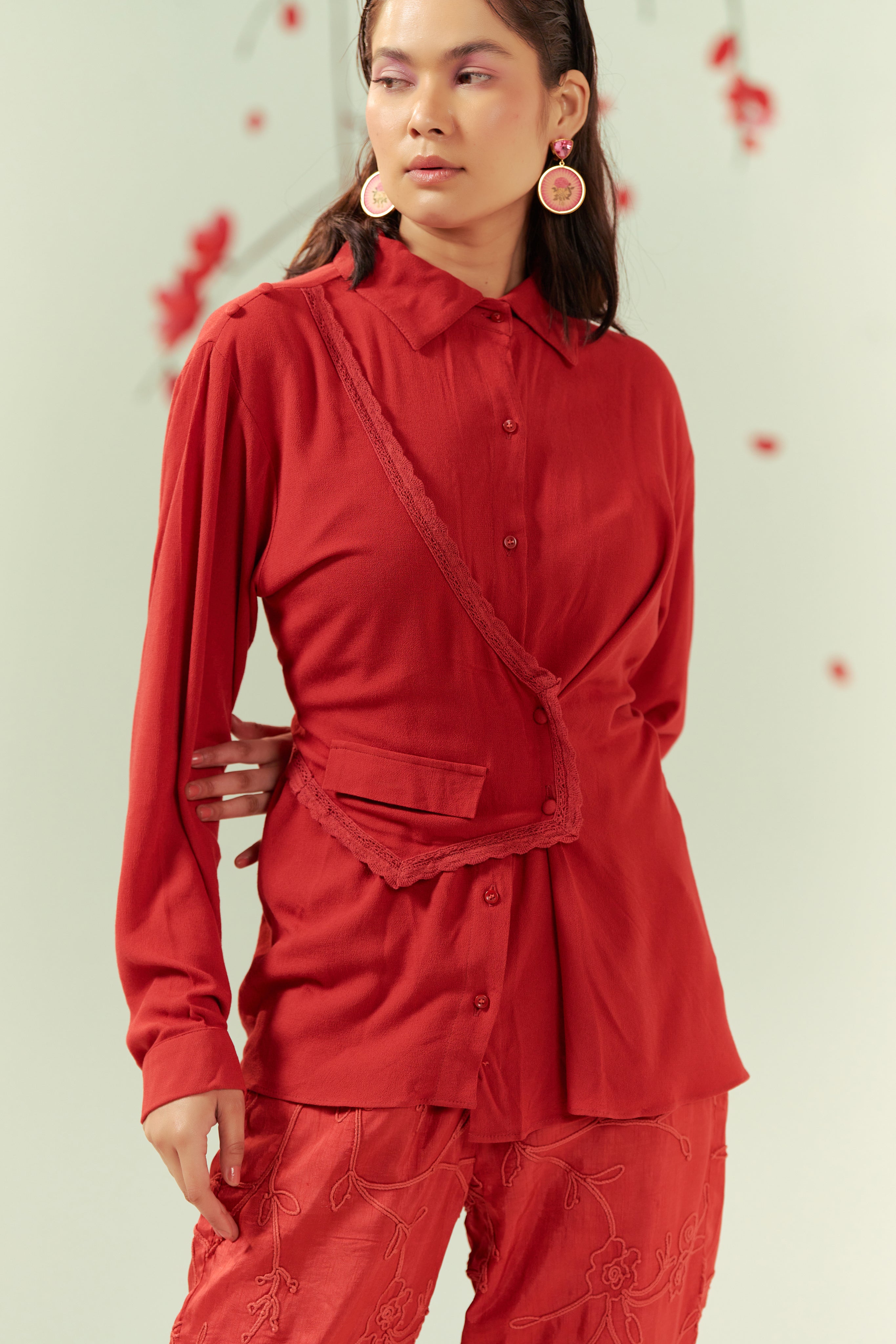 Zen Red Co-ord Set