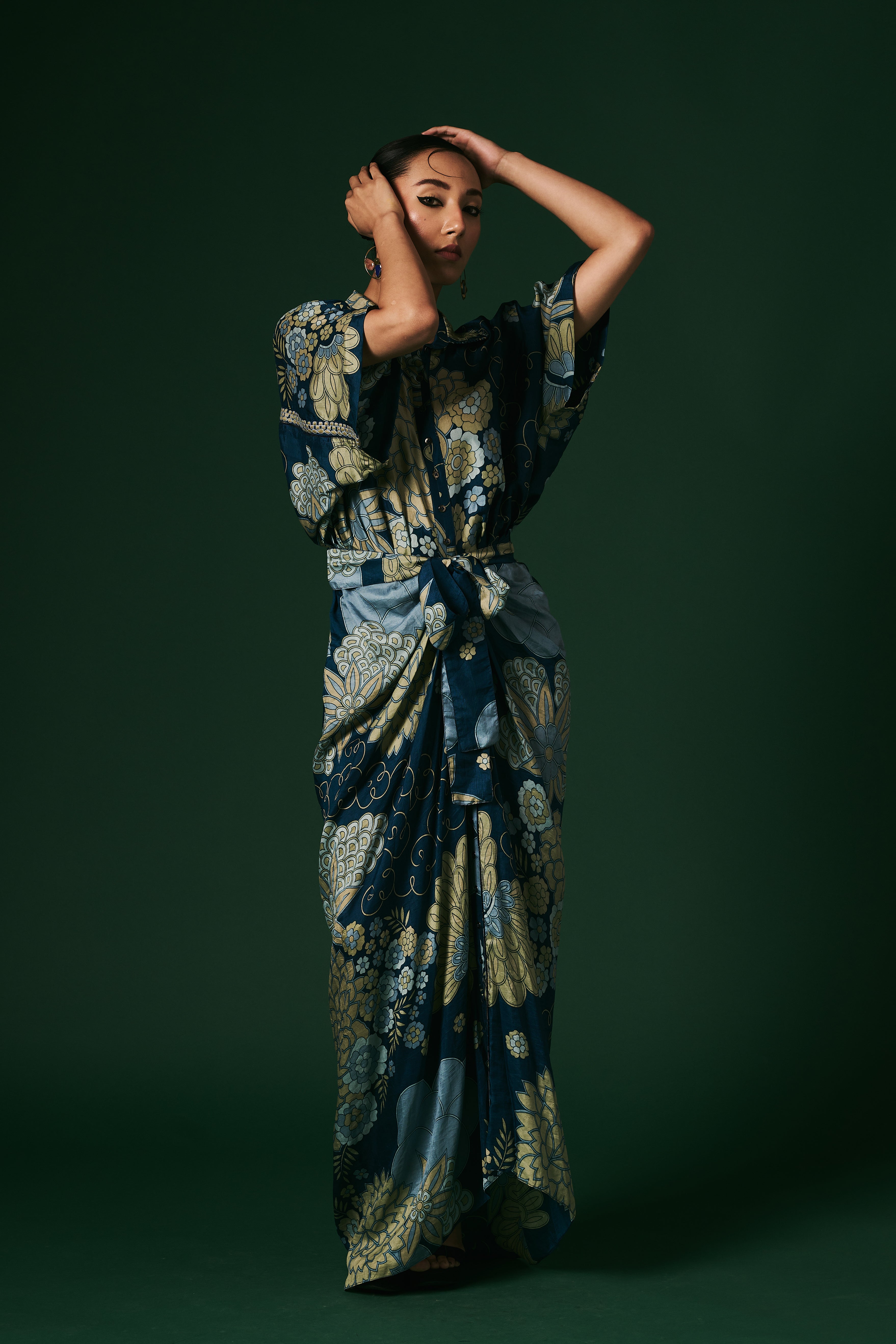 DRAPED DRESS
