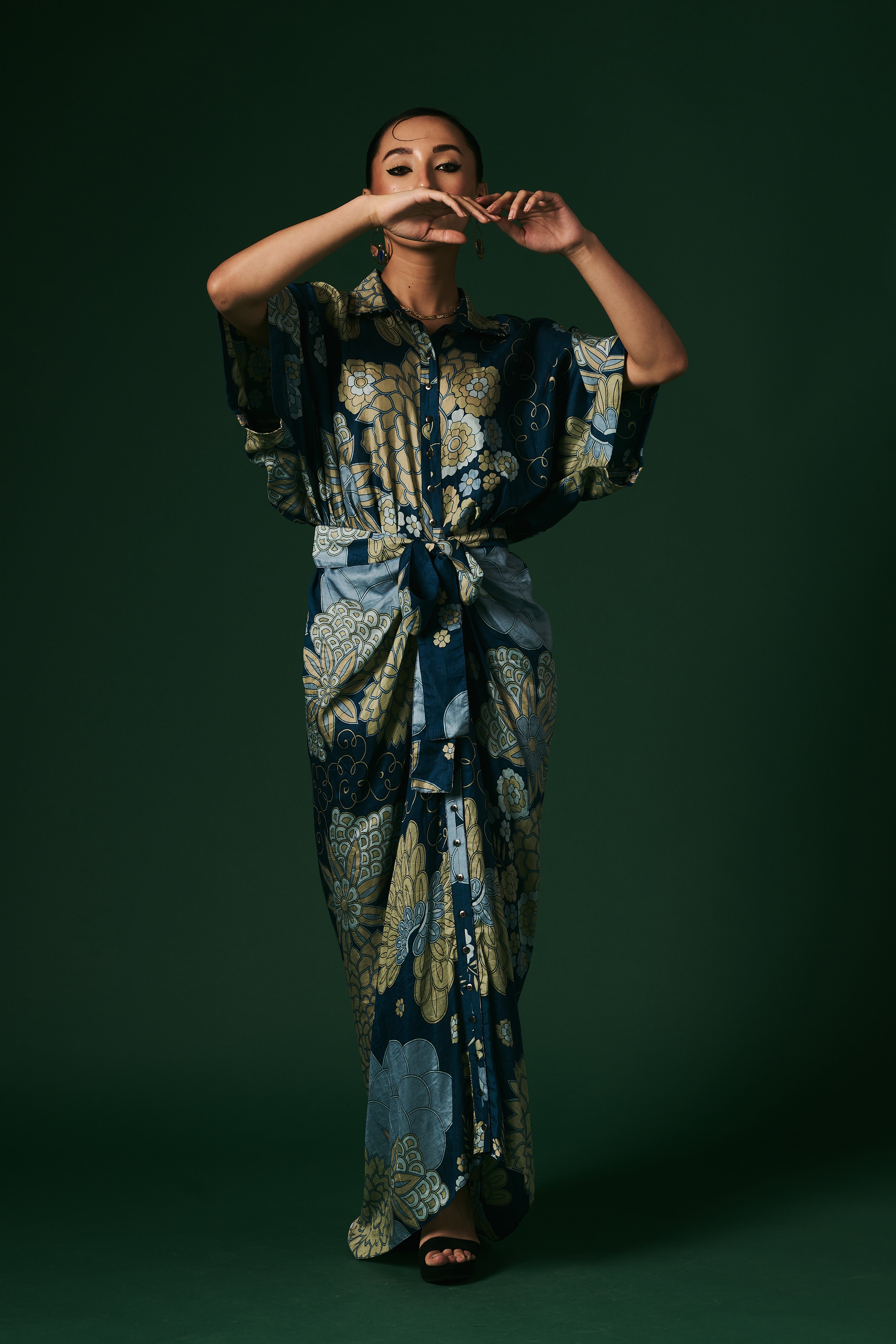 DRAPED DRESS