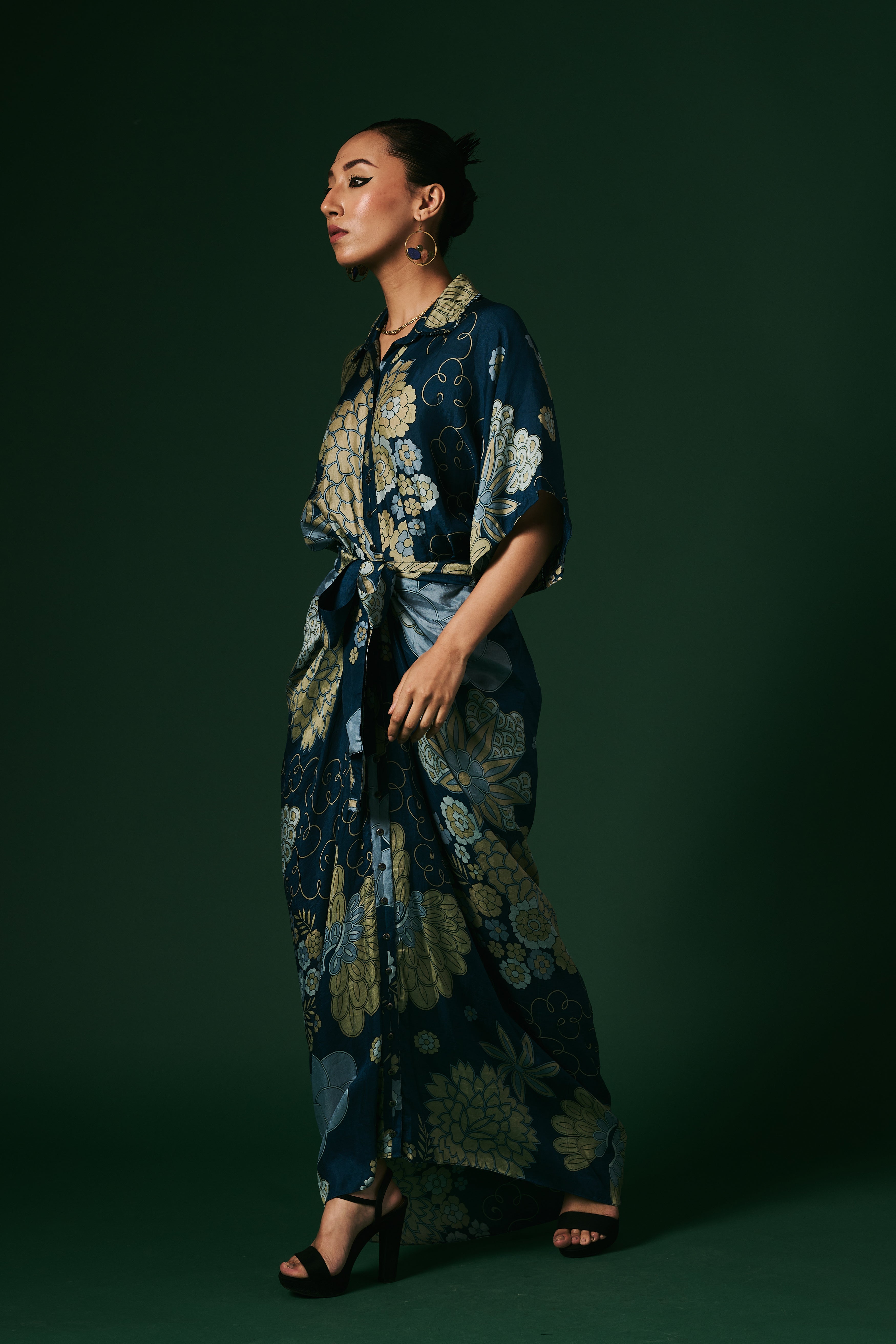 DRAPED DRESS