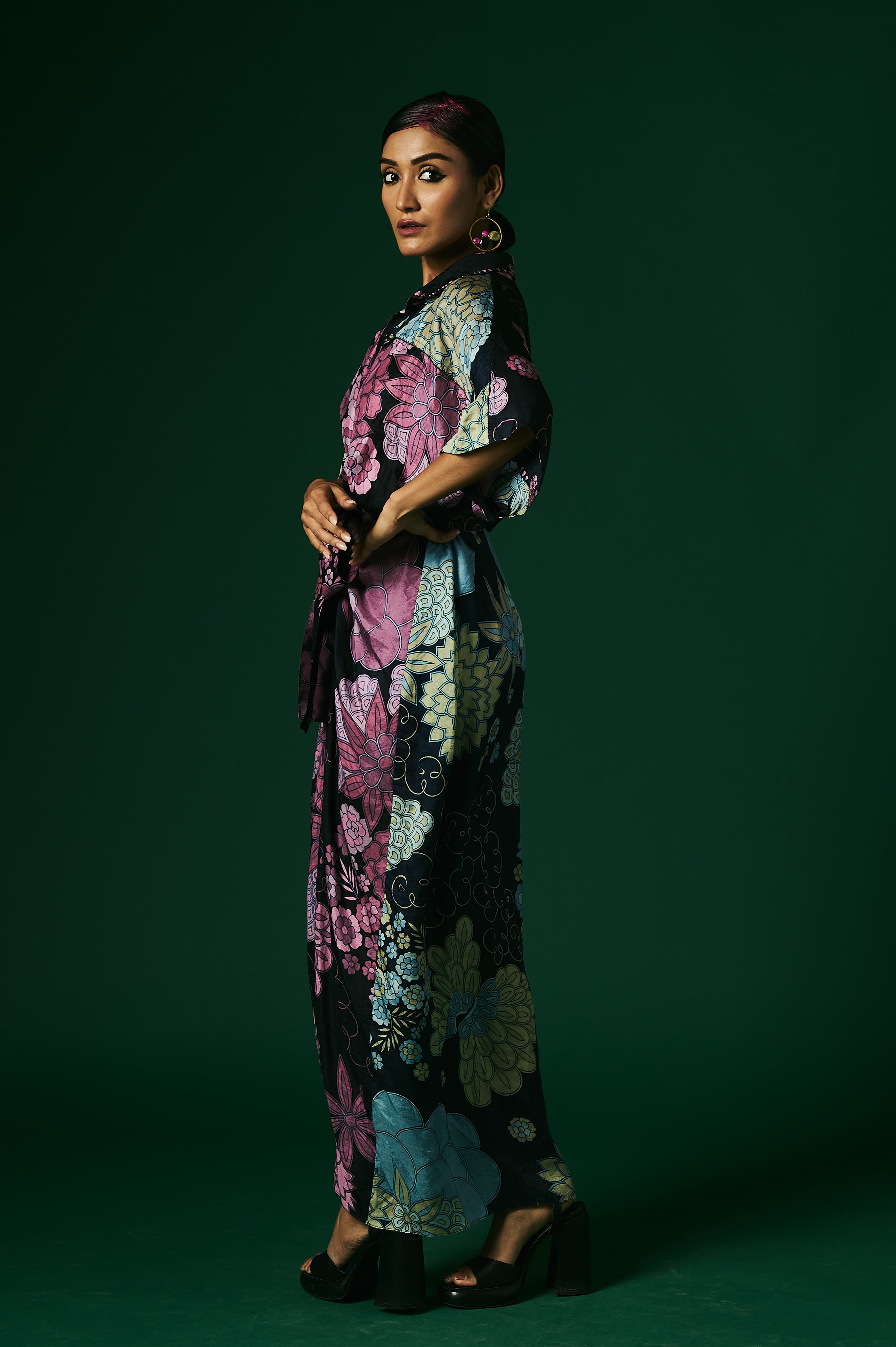 DRAPED DRESS