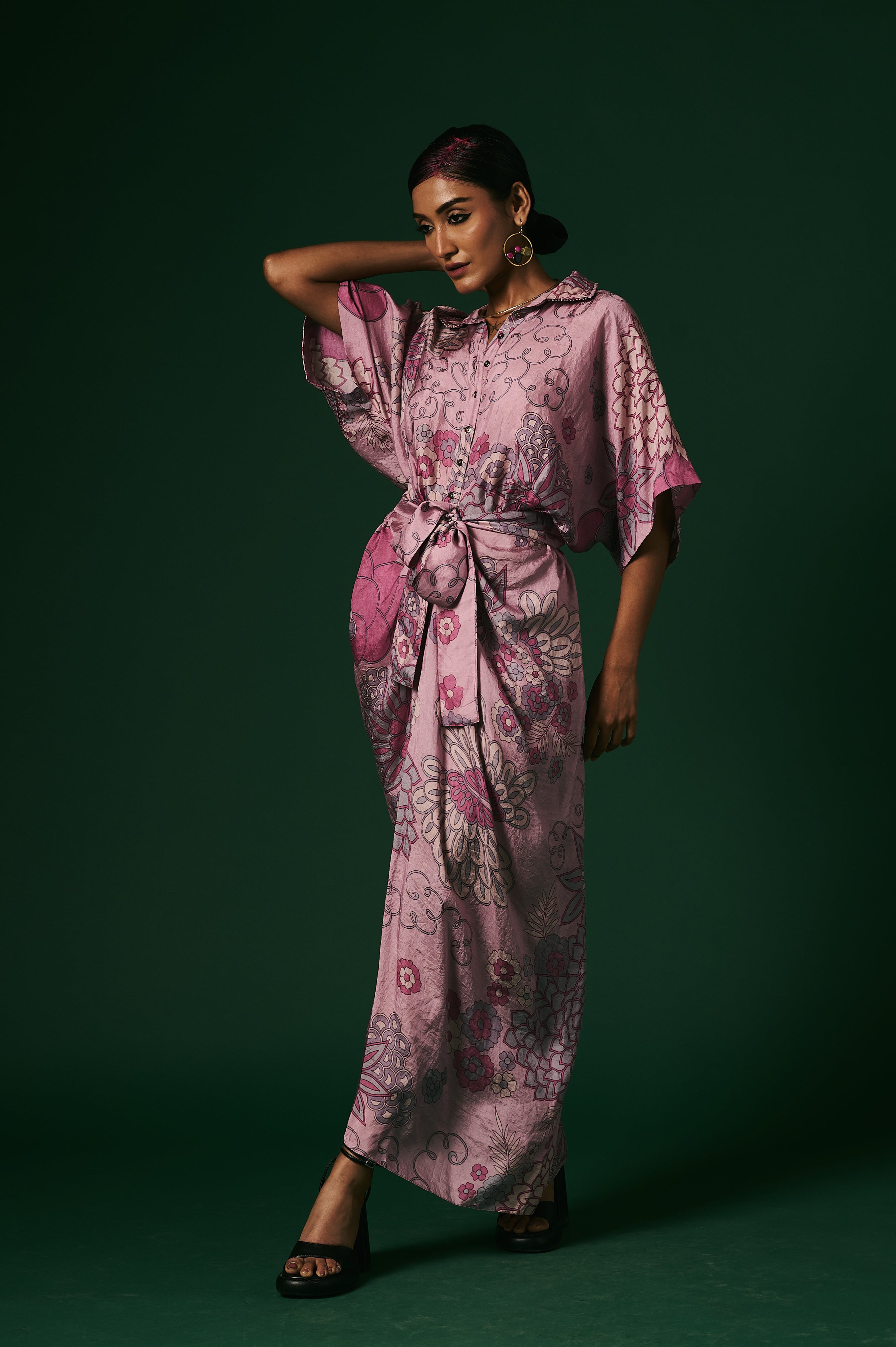 DRAPED DRESS