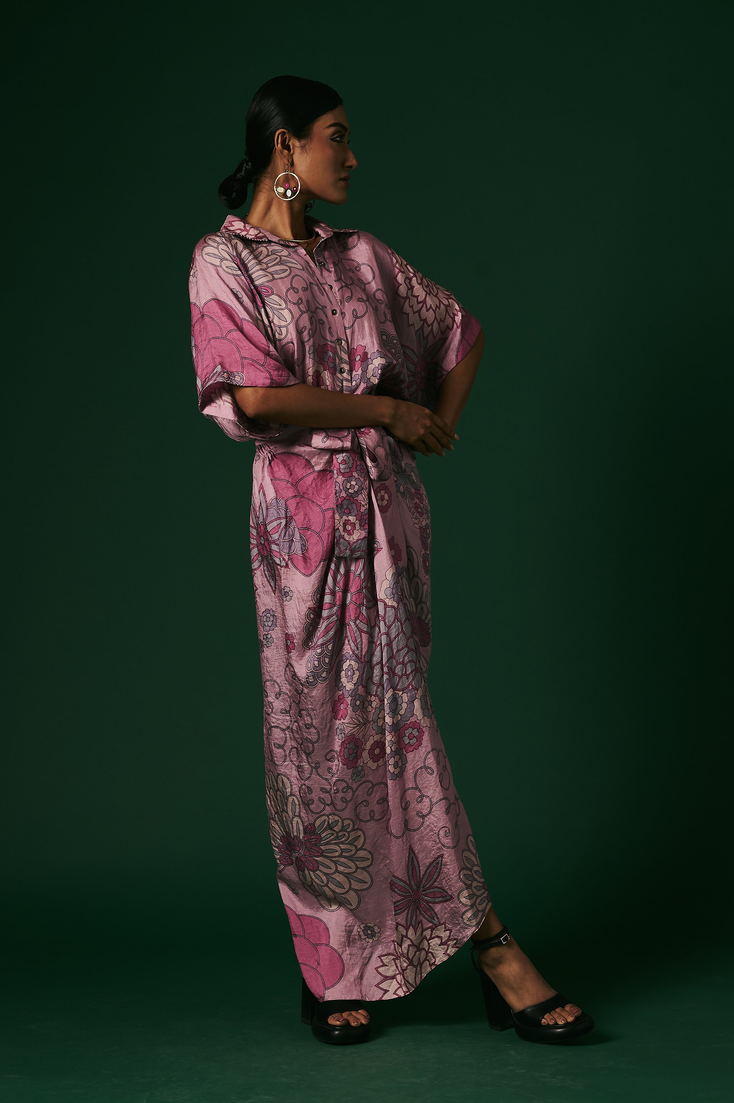 DRAPED DRESS