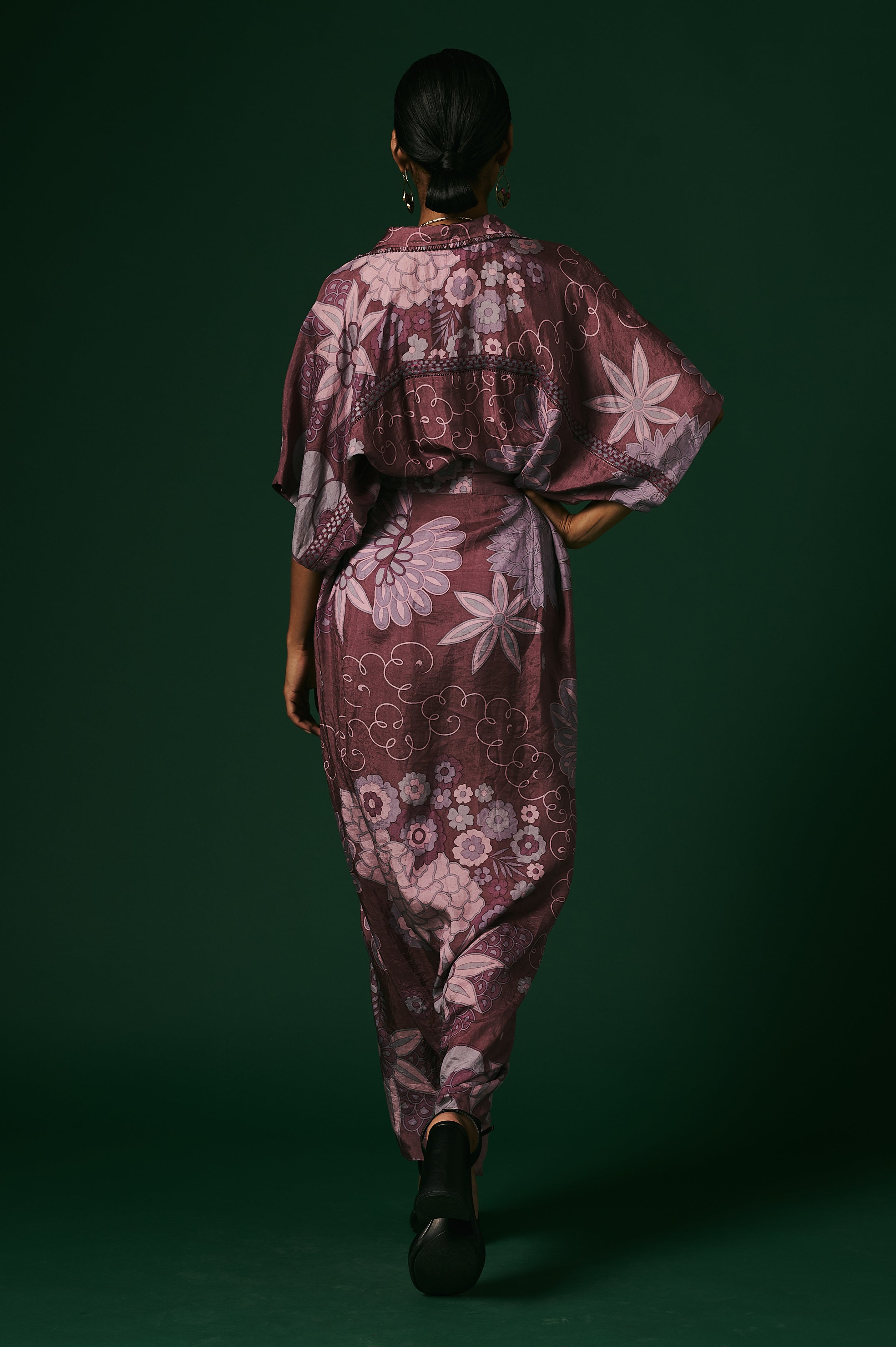DRAPED DRESS