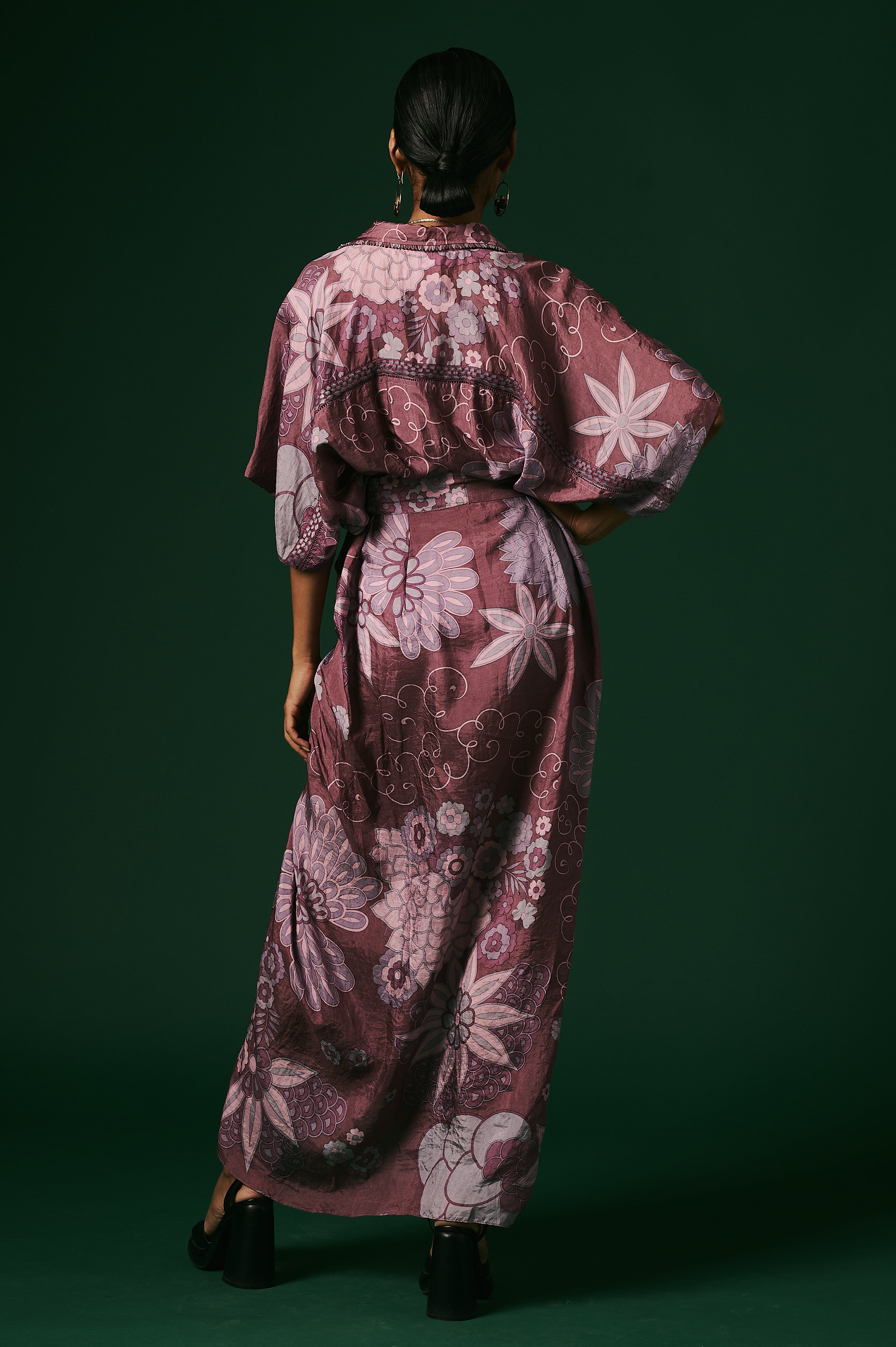 DRAPED DRESS