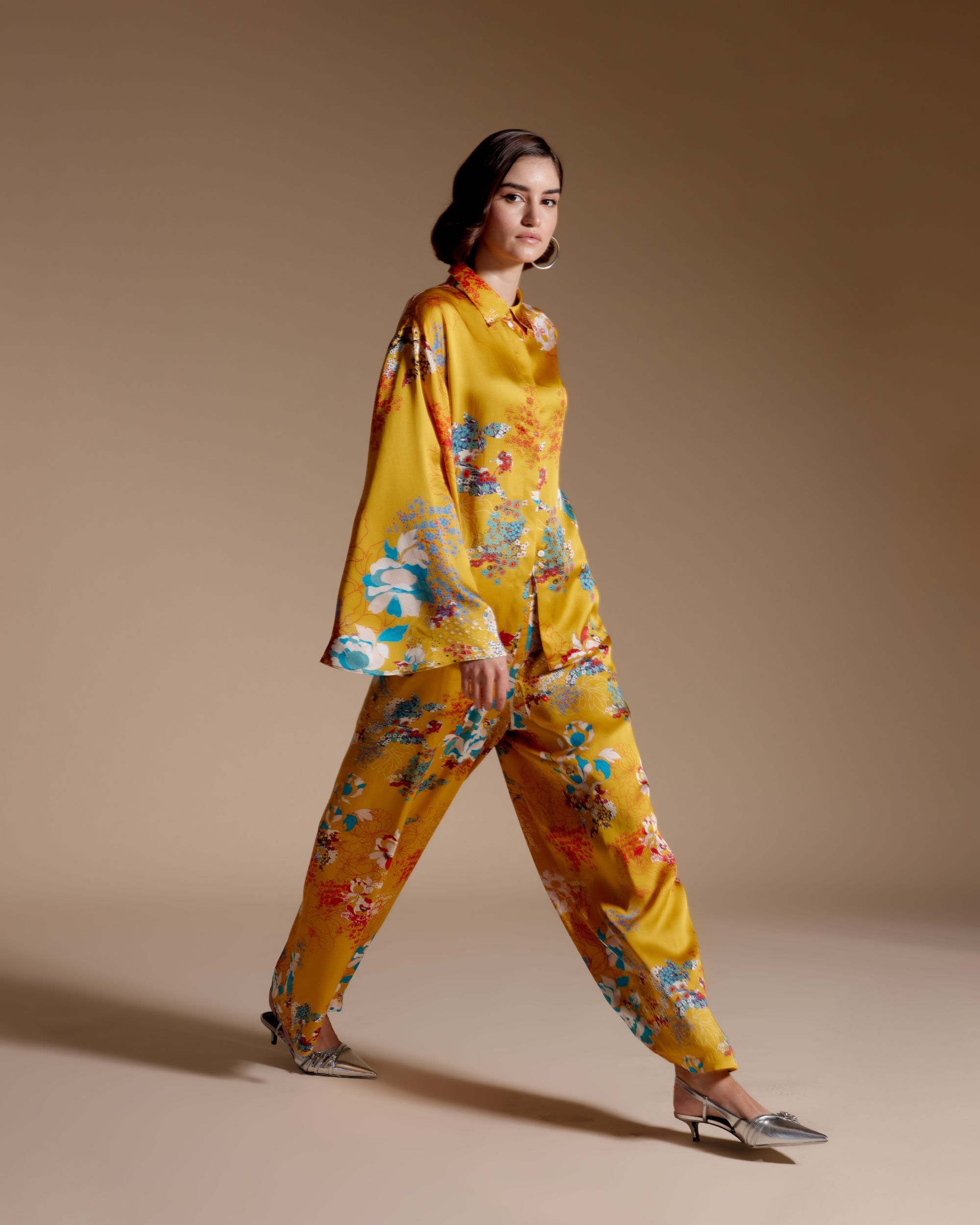 Leah Shirt - Winter Garden (Mustard)