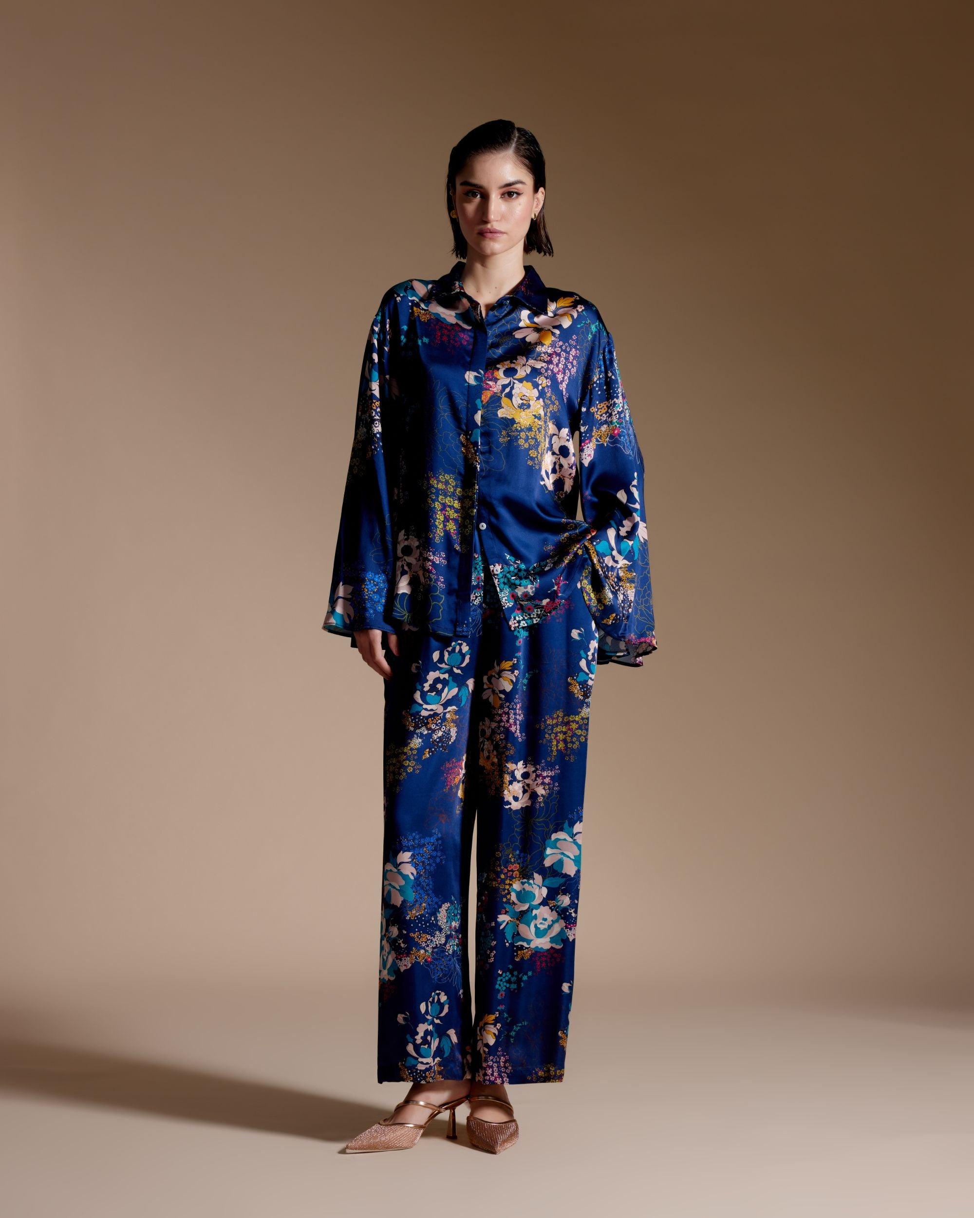 Leah Set - Winter Garden (Blue)