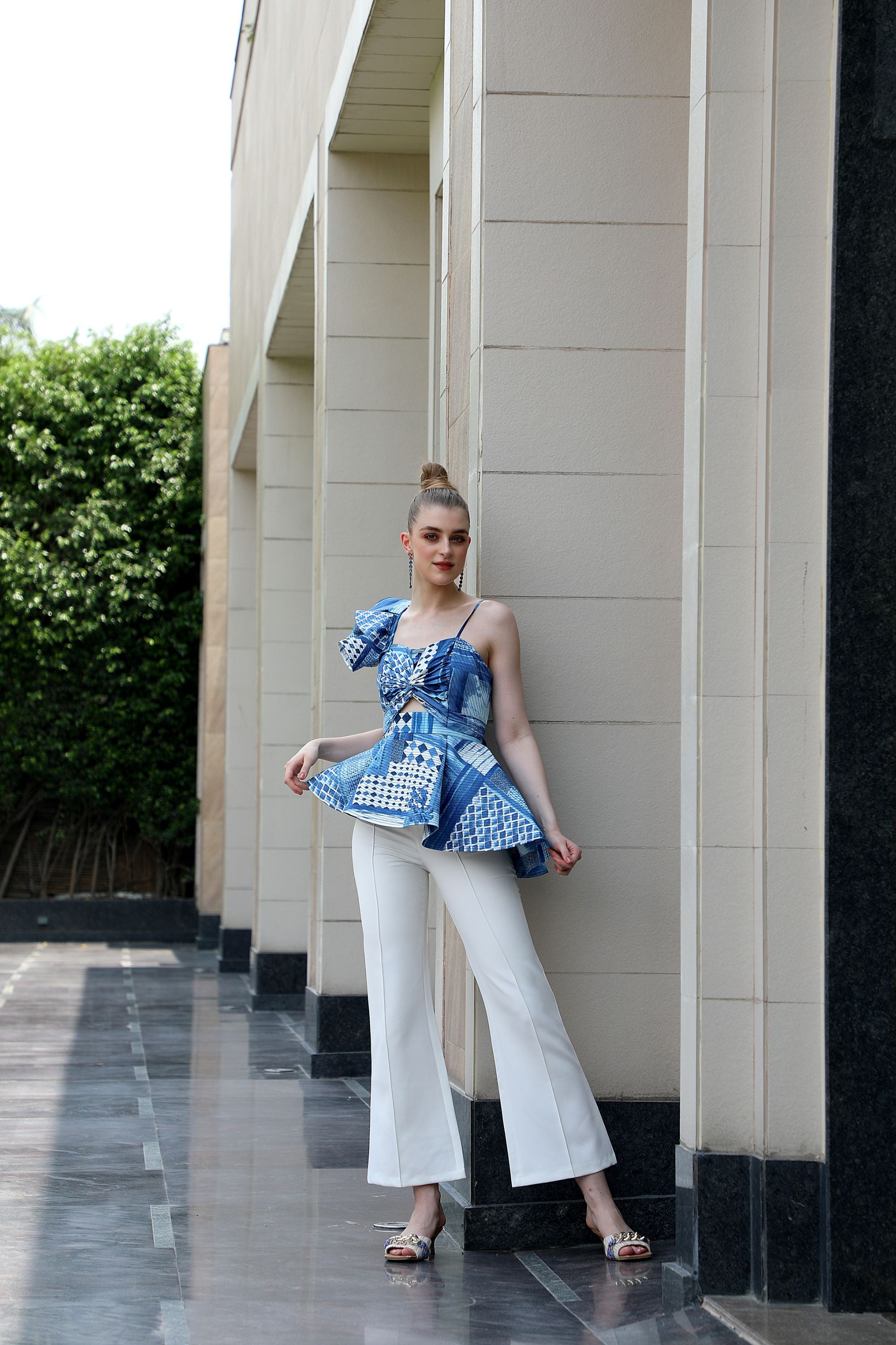 Satin Silk - Blue Moroccan