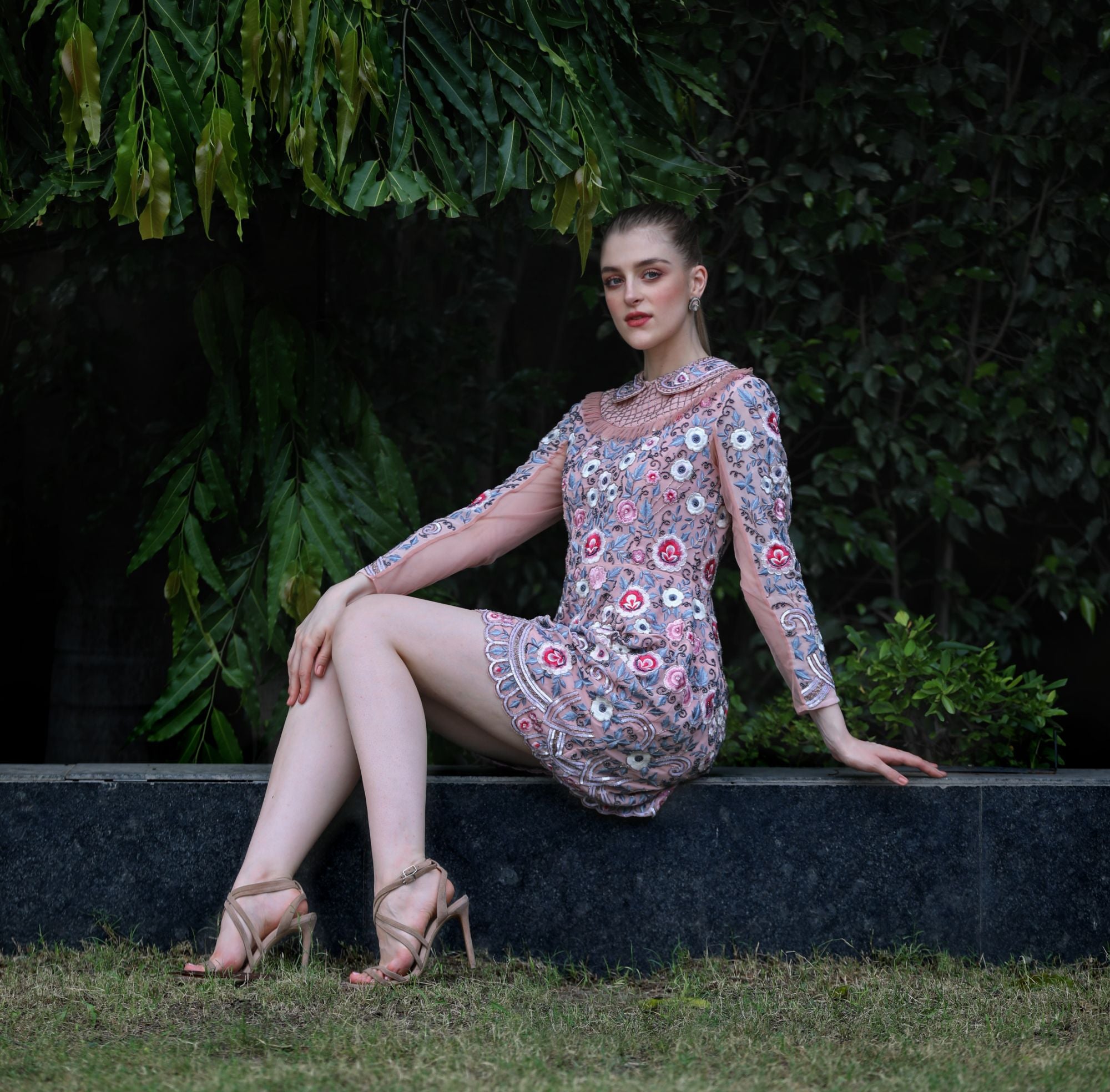 Georgette Blush Pink