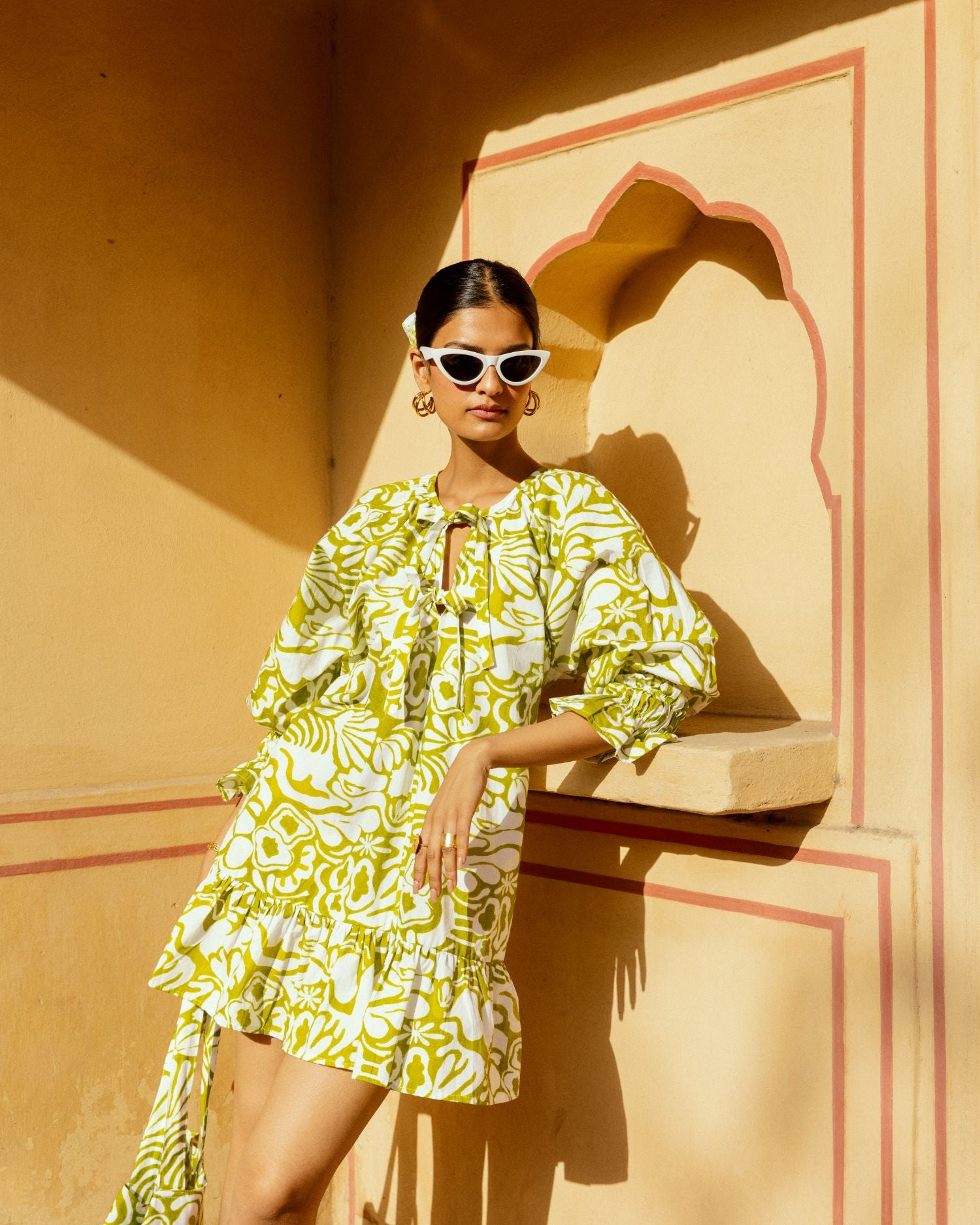 Daydream Dress in Carnation Print