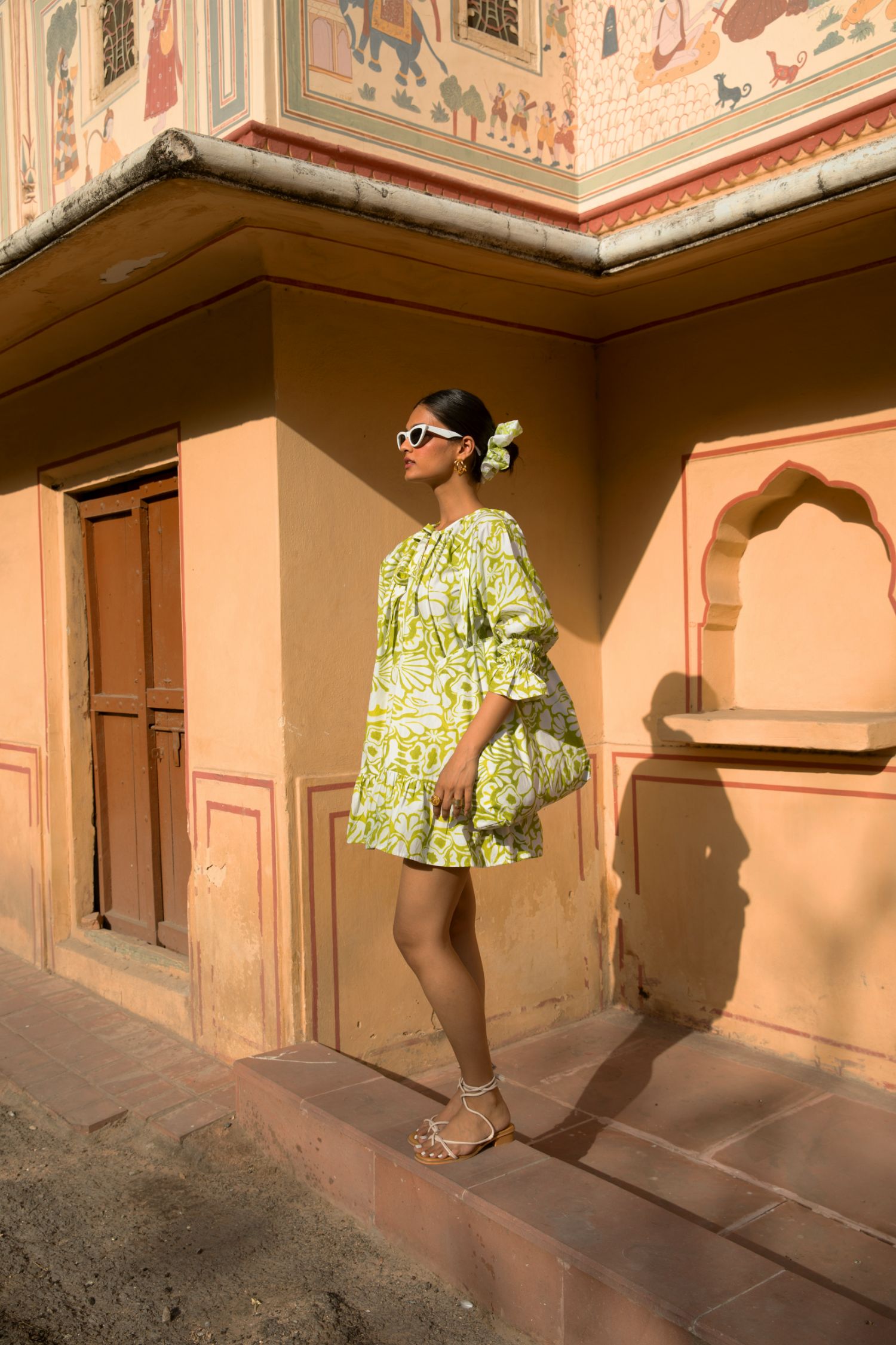 Daydream Dress in Carnation Print