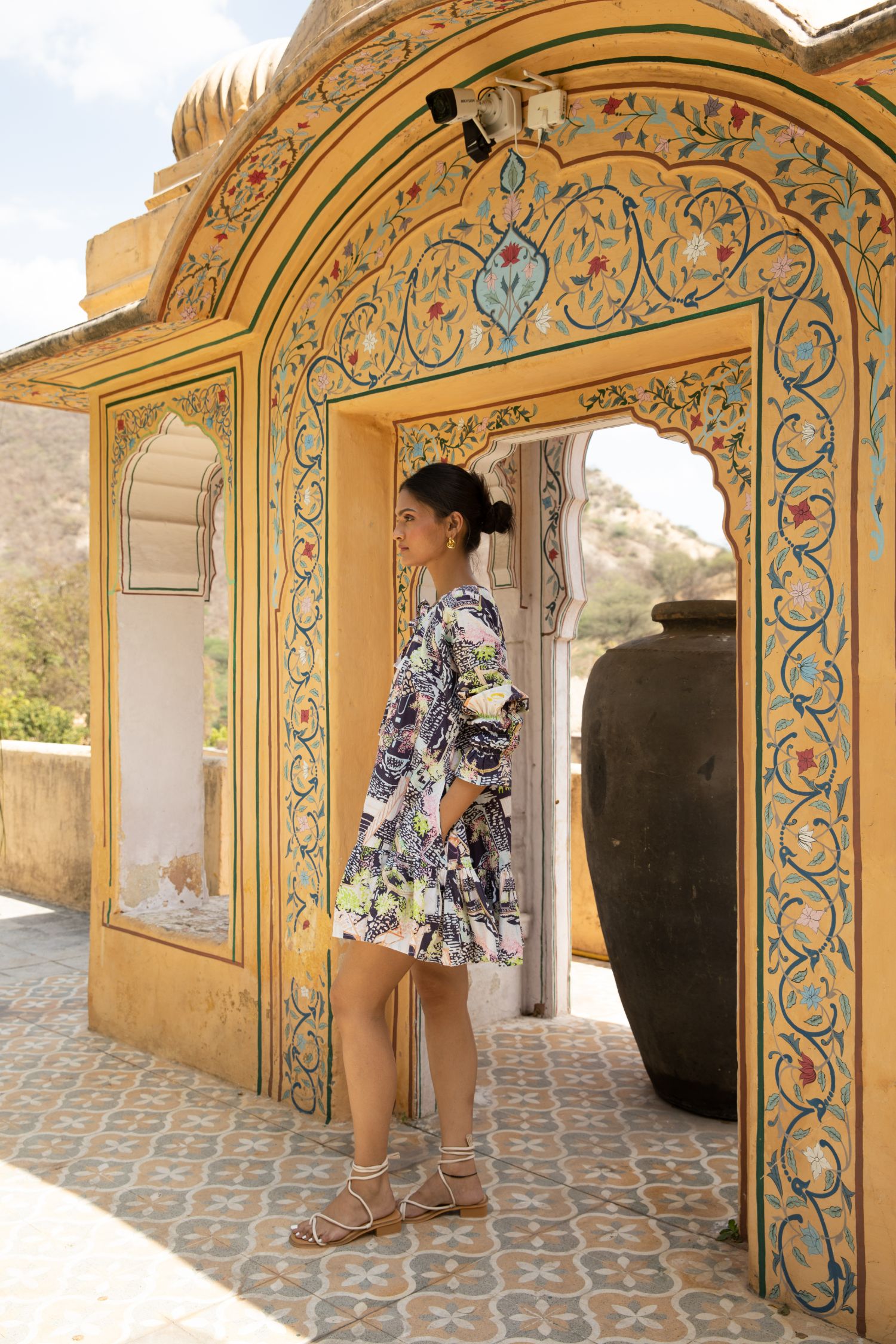 Daydream Dress in Fira Print
