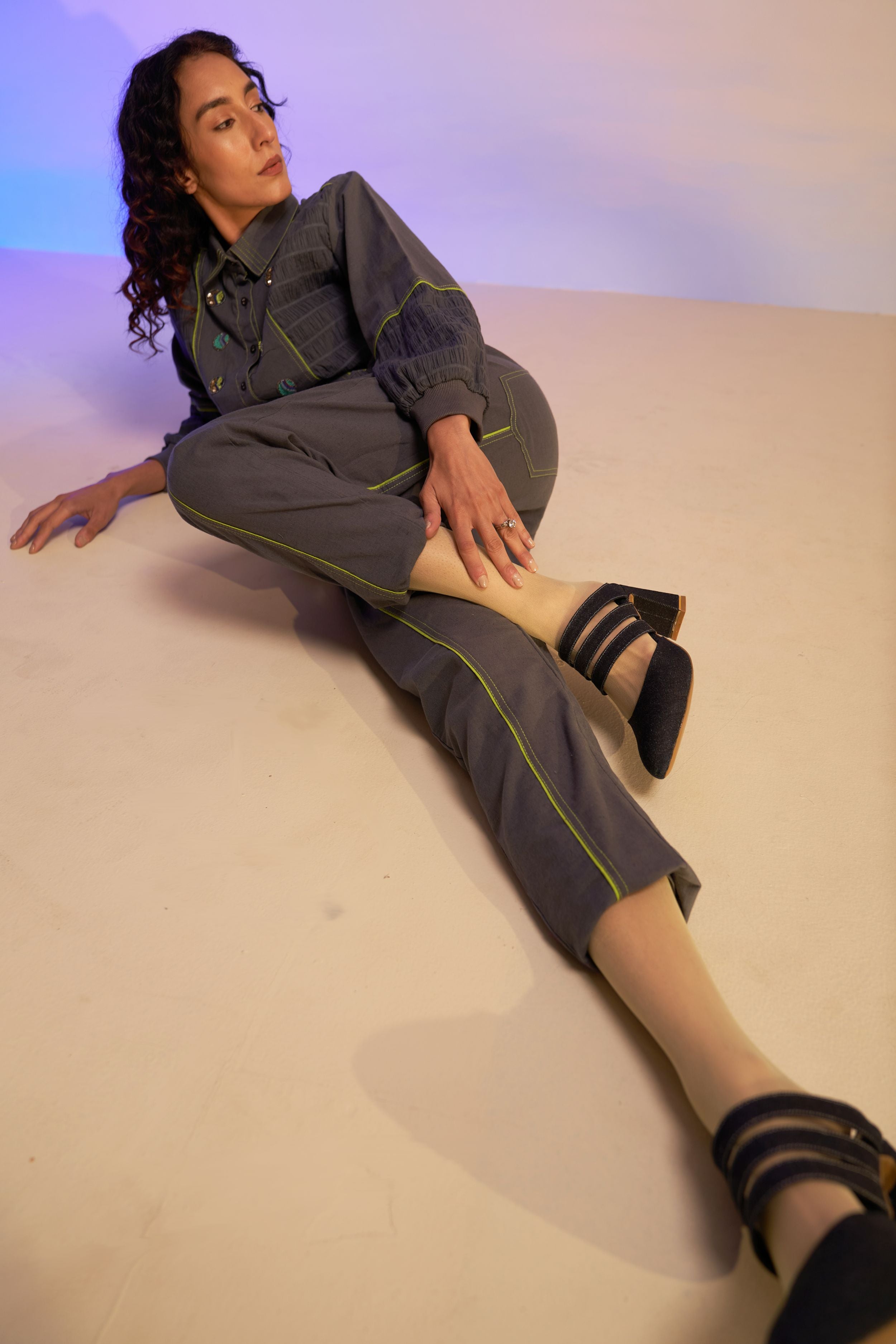 Strings flared trouser