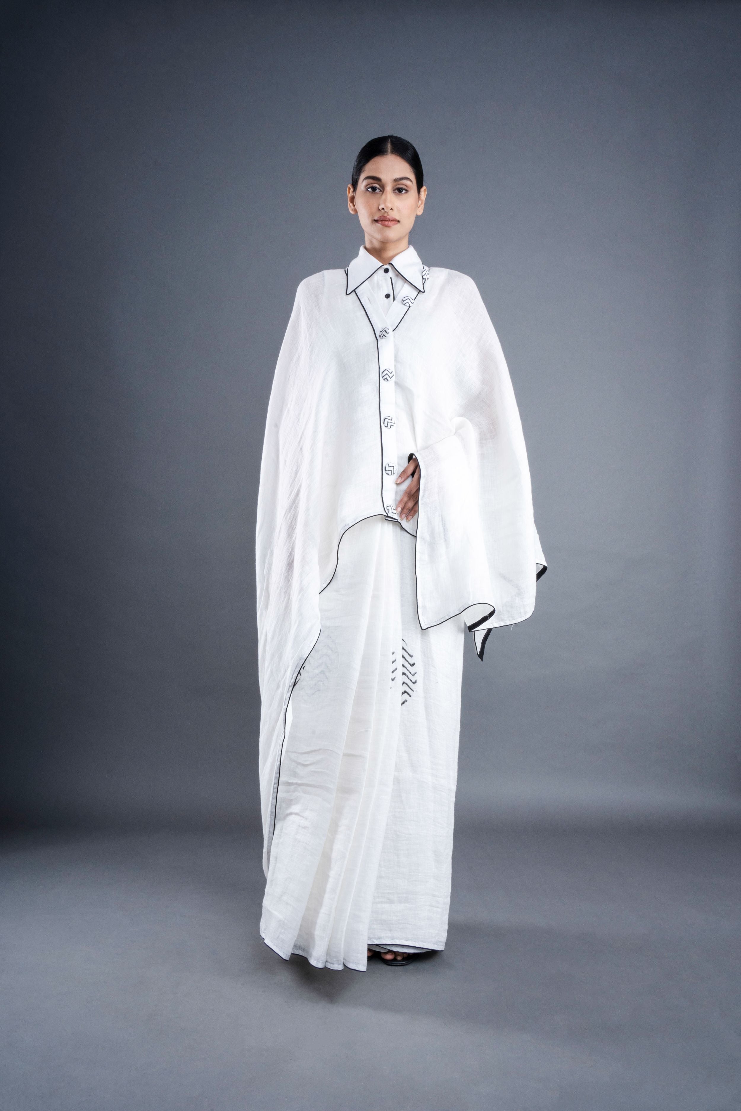 Linen Saree