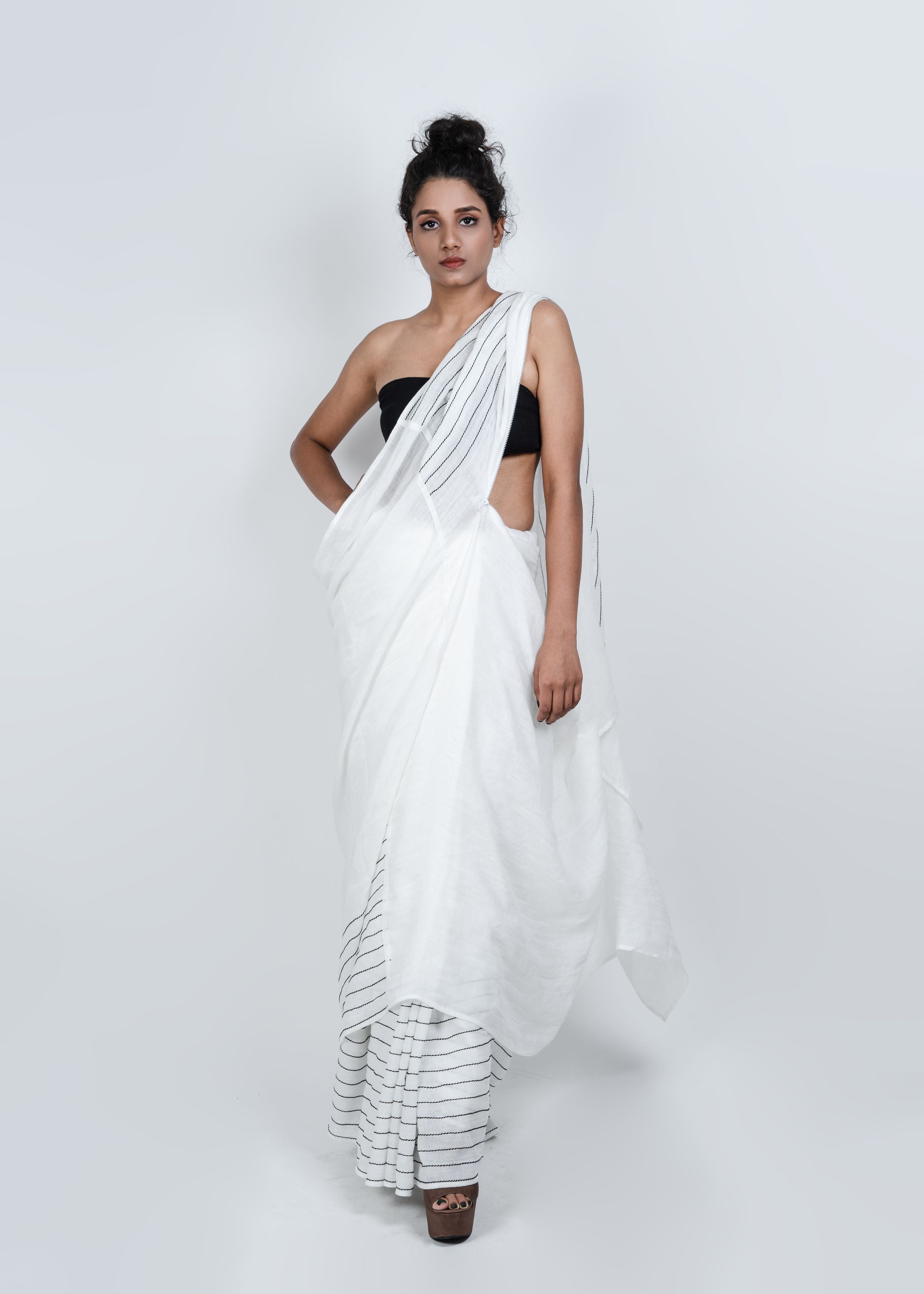 Linen Saree