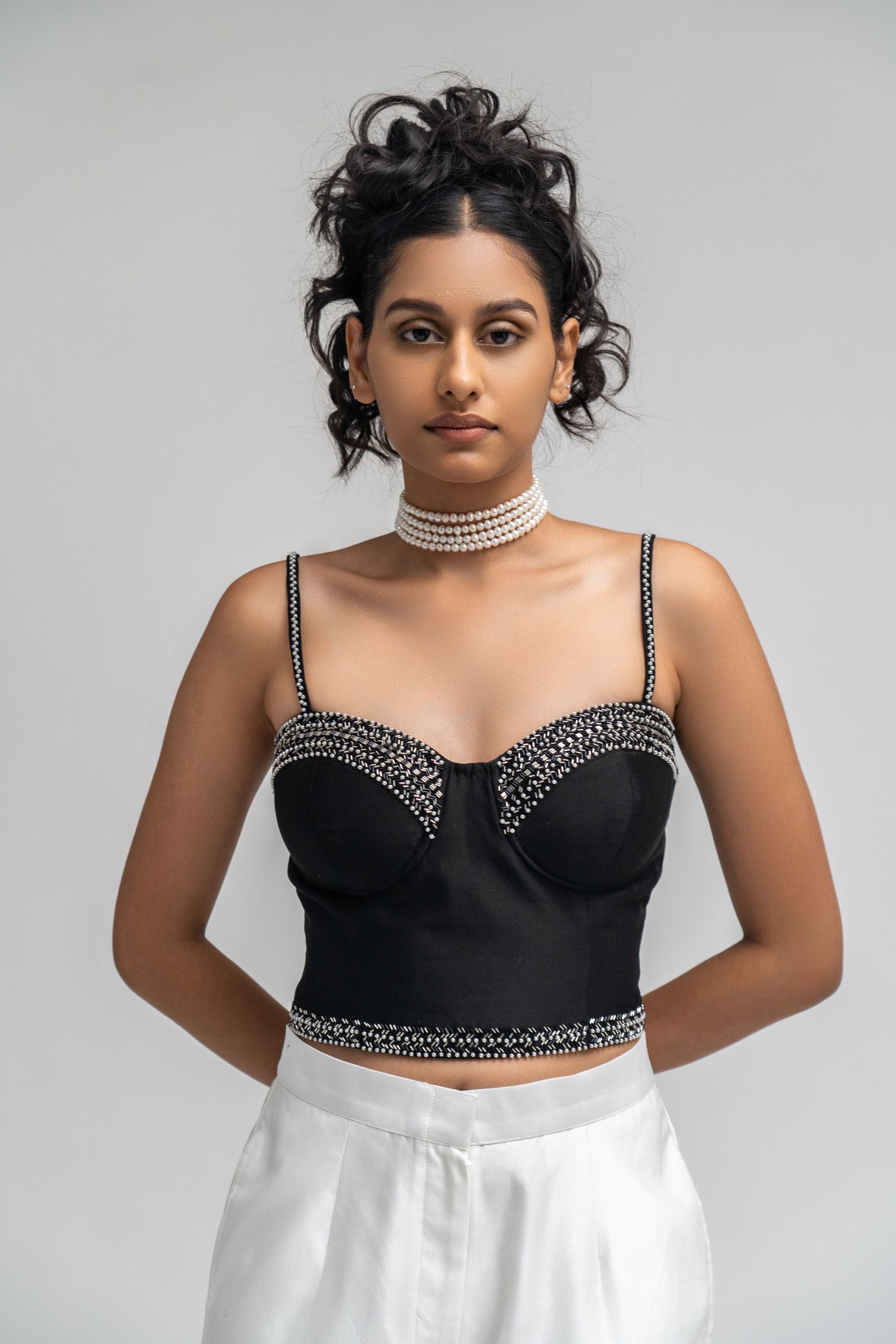 Chanderi Bustier