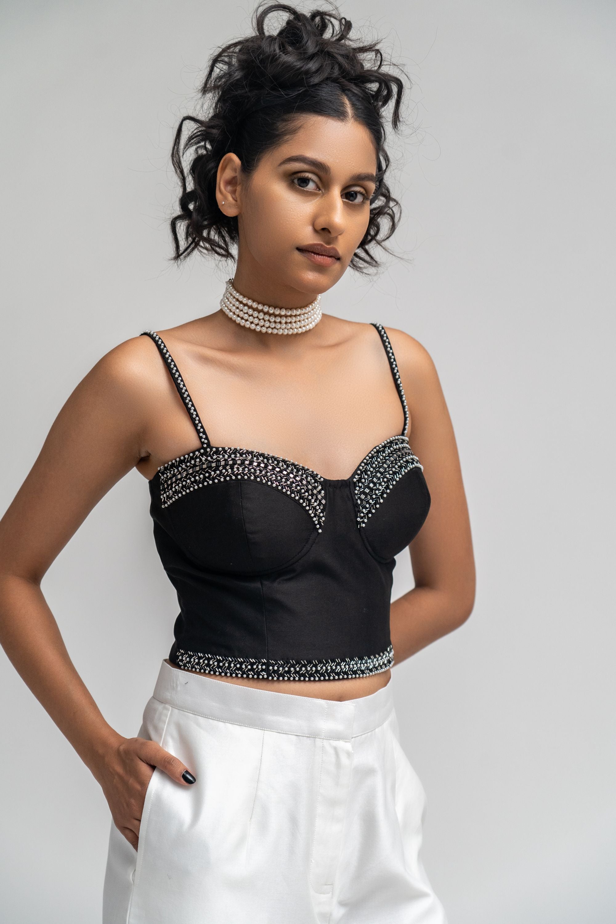 Chanderi Bustier