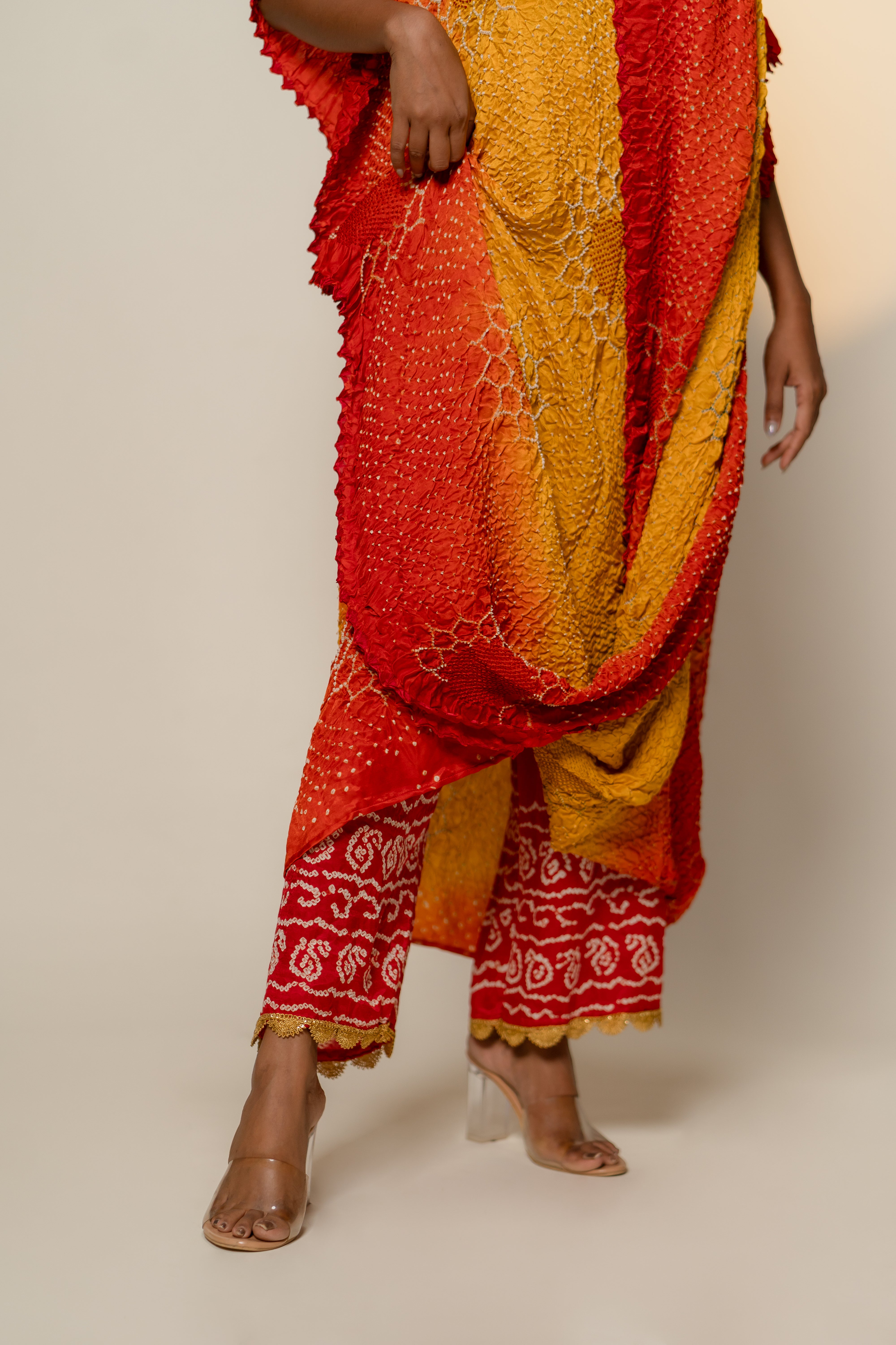 DRAPE DRESS - VALLEY OF FLOWERS