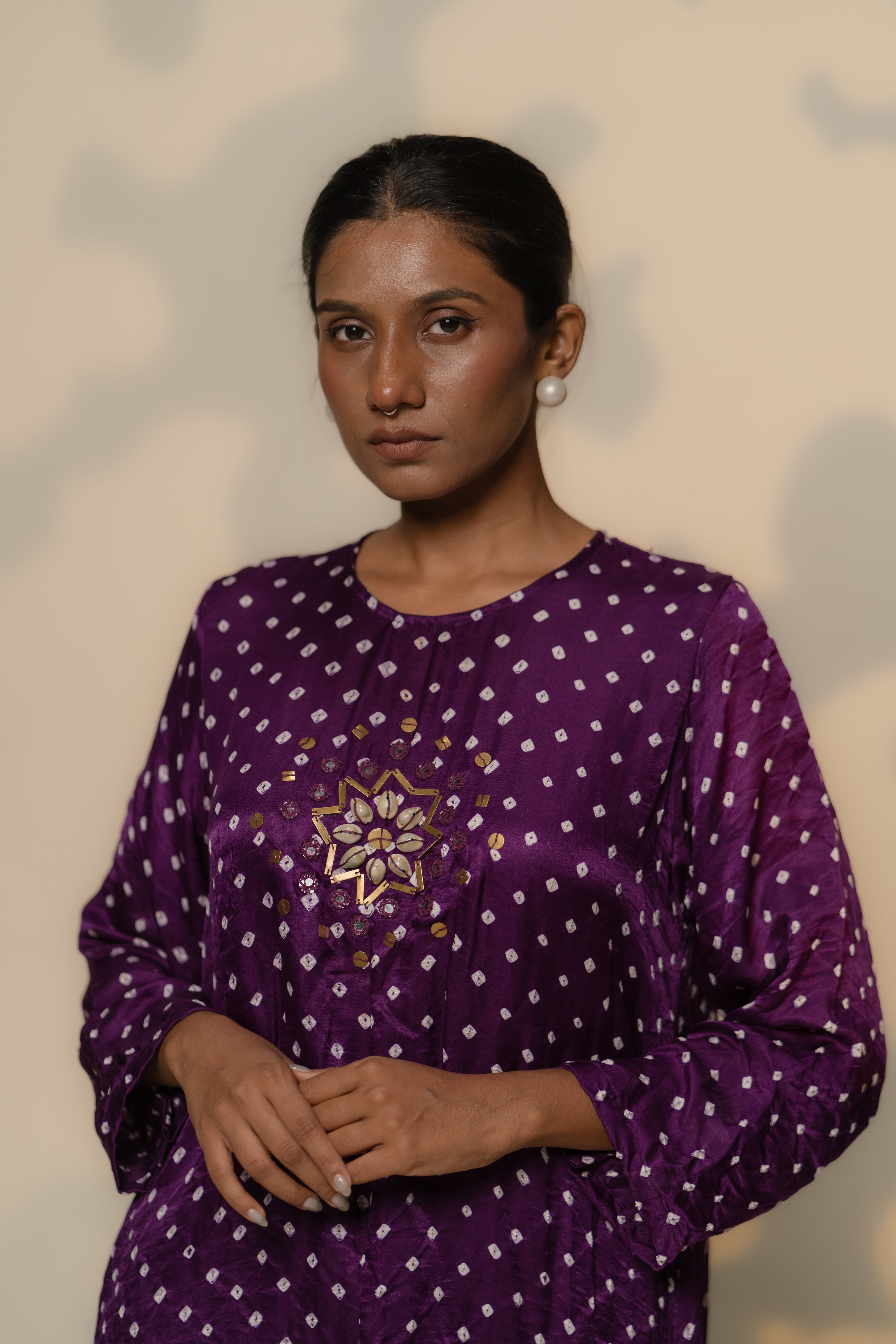 ASYMMETRICAL OVERLAP DHOTI SET