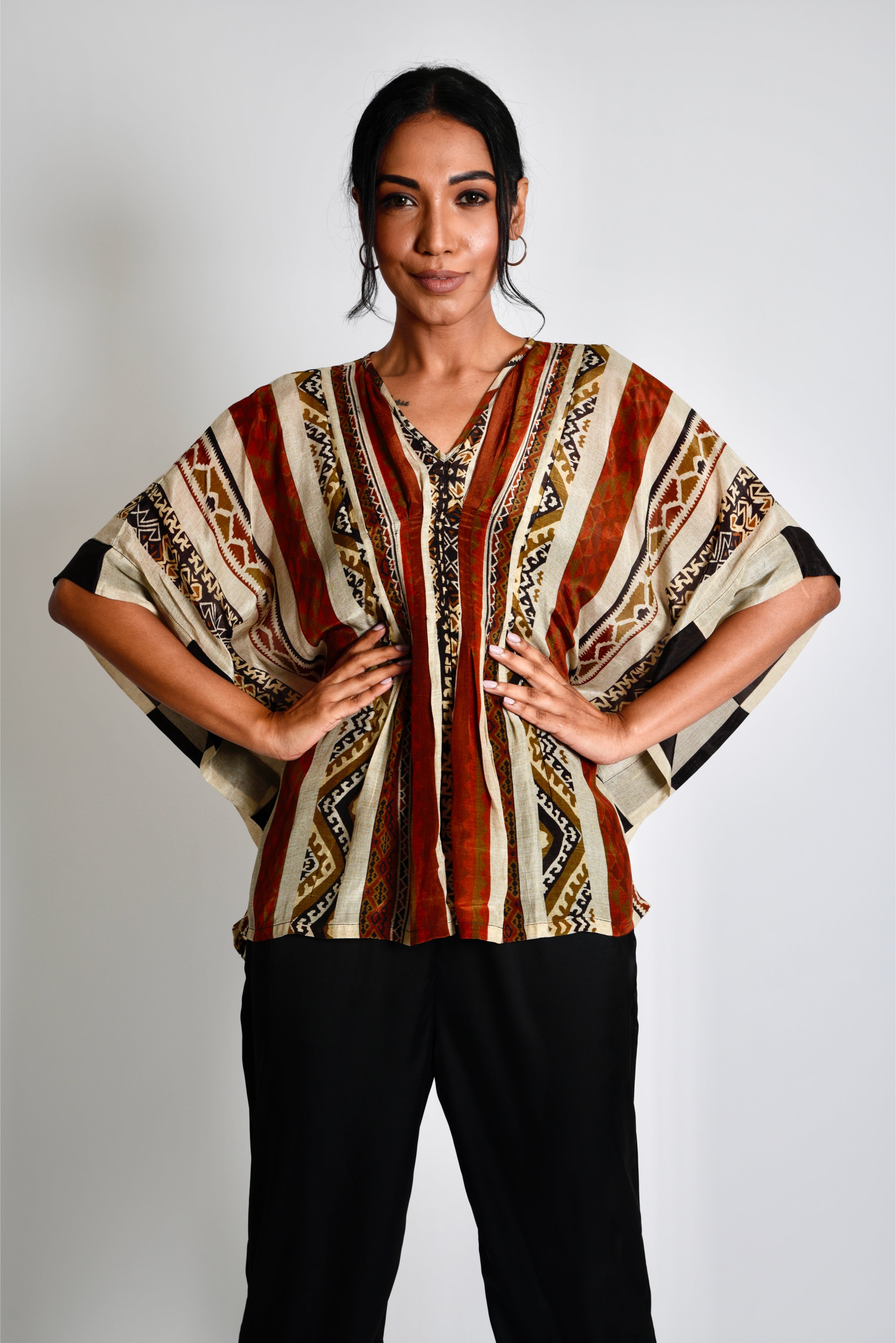 KAFILLA PLEATED BOX TOP