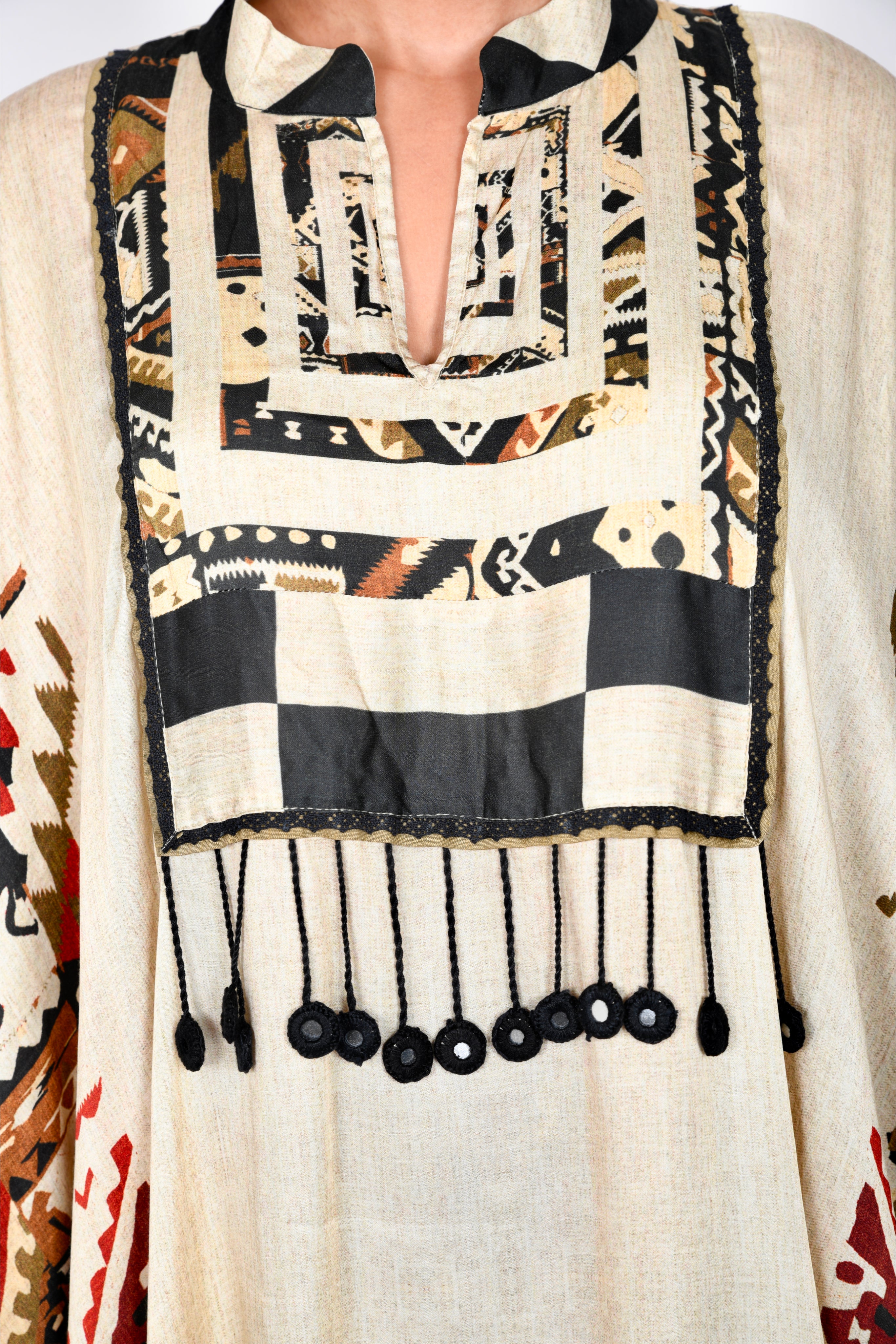 KAFILLLA YOKE BOX TUNIC SET