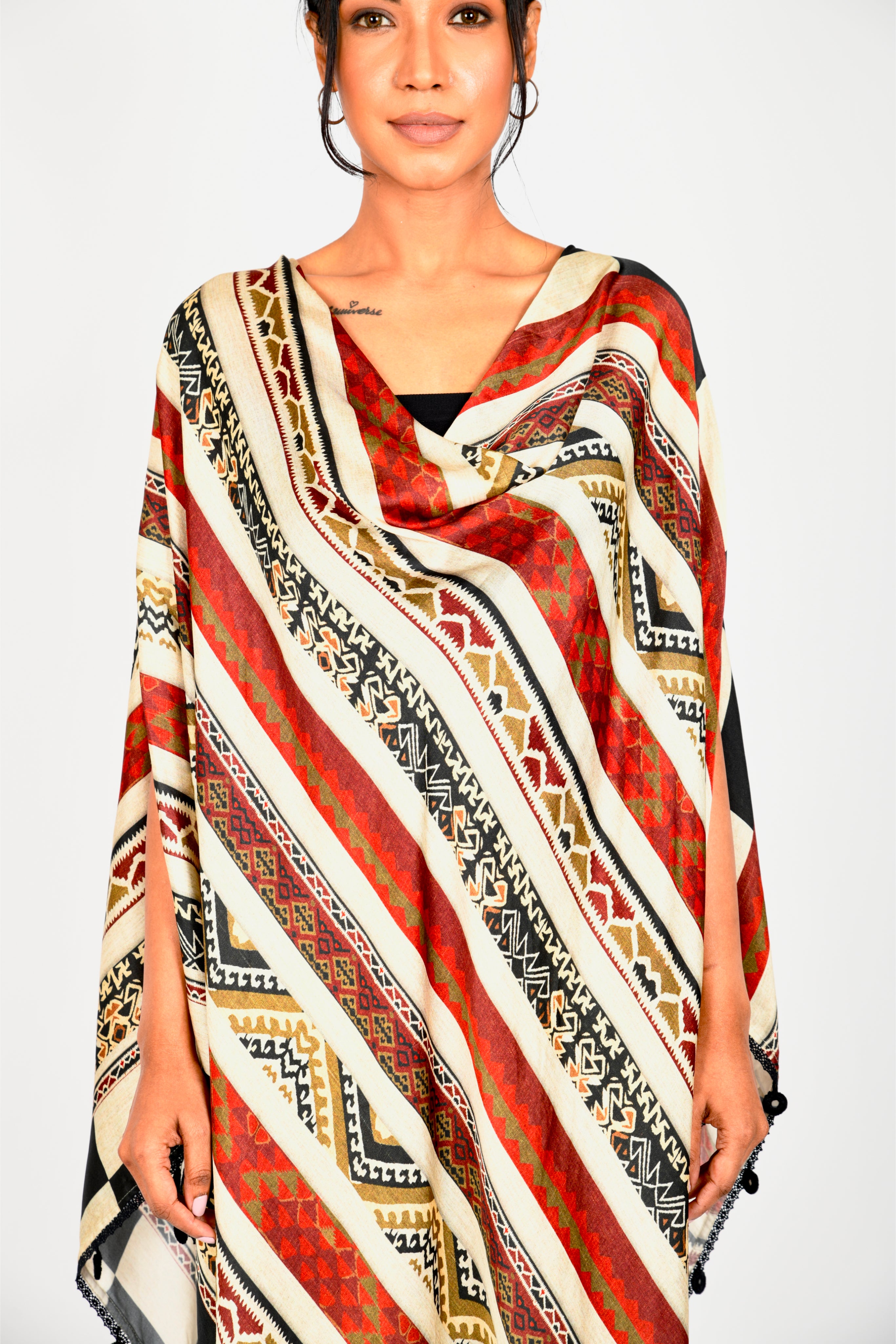 KAFILLA COWL CAPE SET