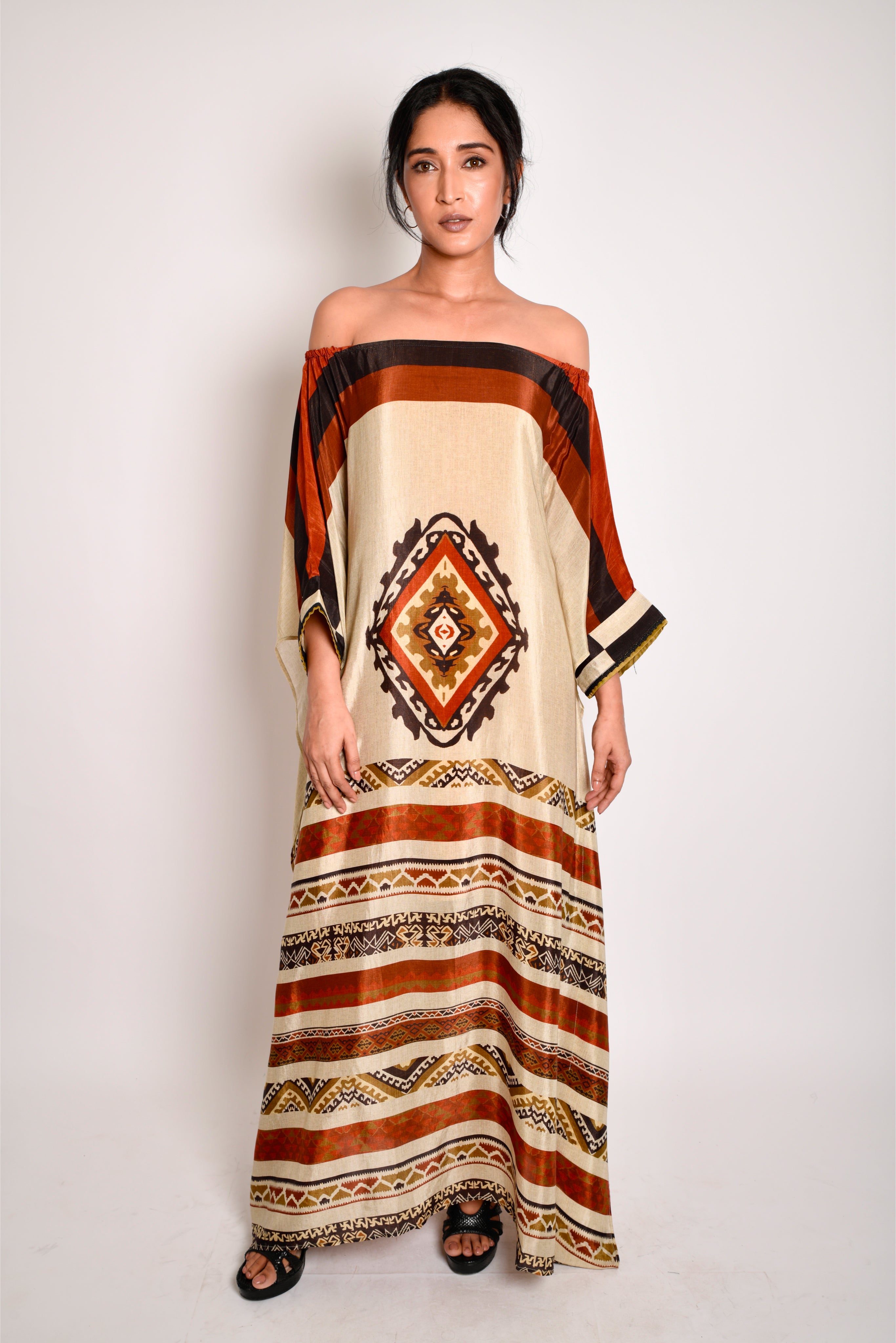 KAFILLA OFF SHOULDER DRESS