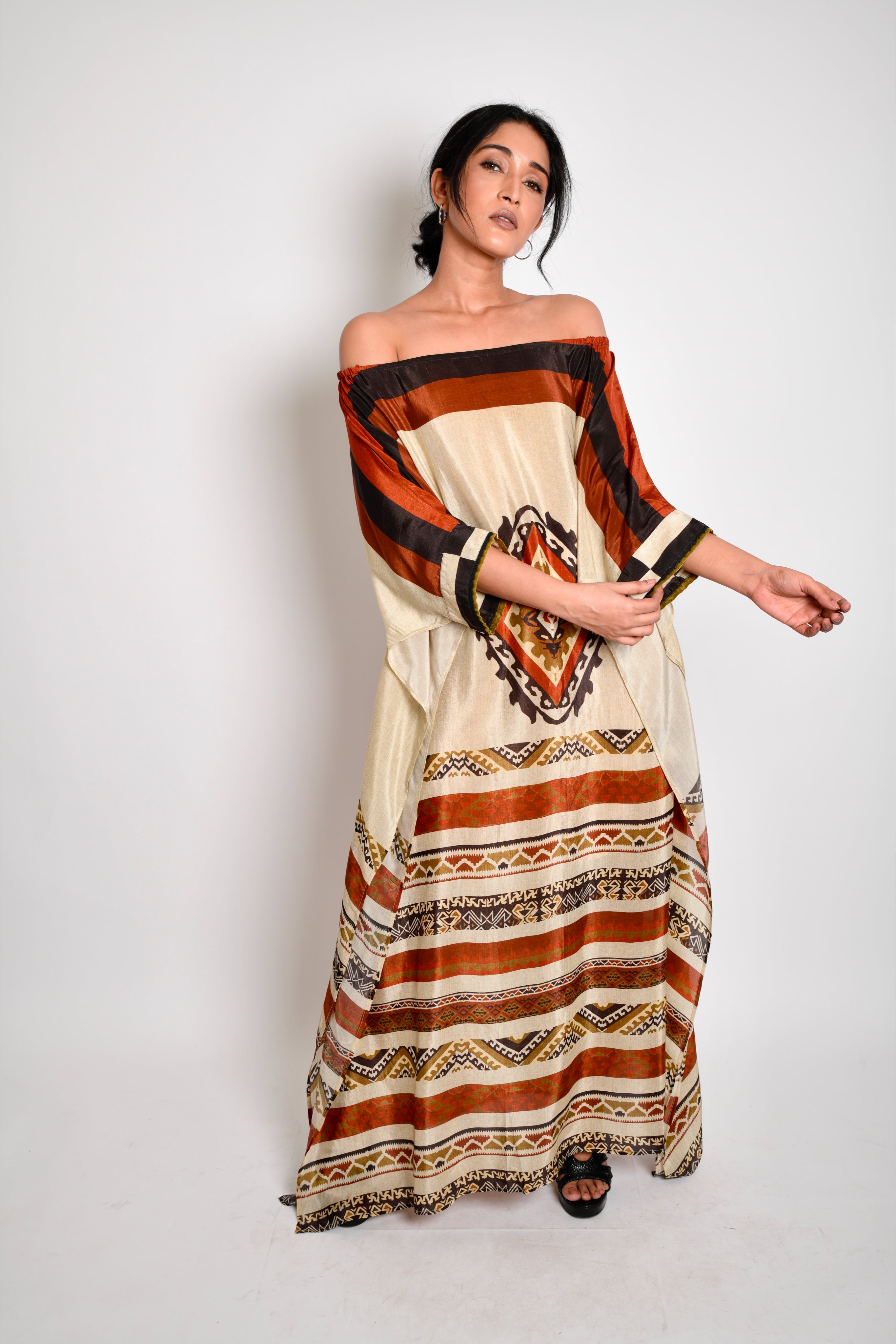 KAFILLA OFF SHOULDER DRESS