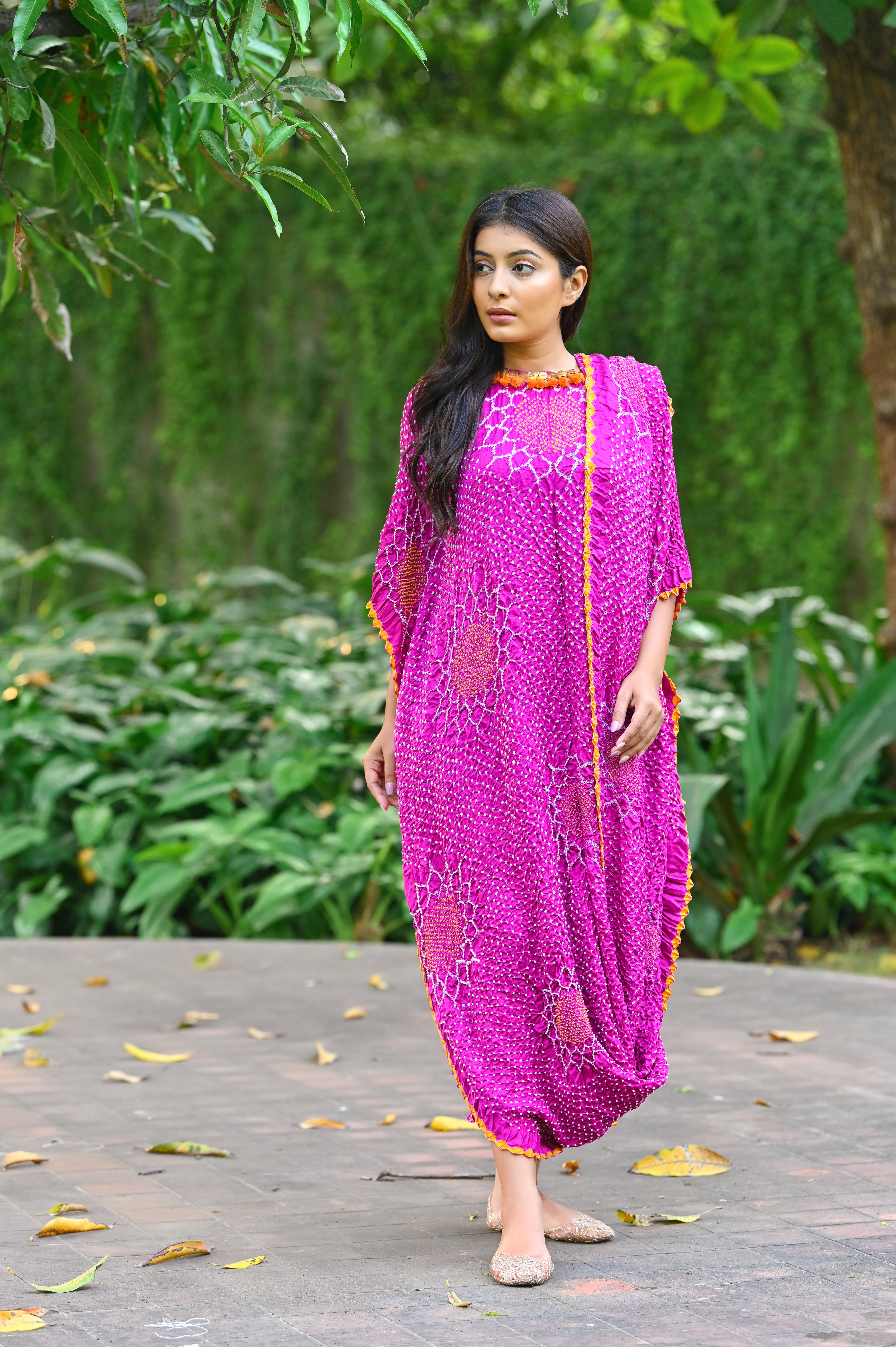DRAPE DRESS - VALLEY OF FLOWERS