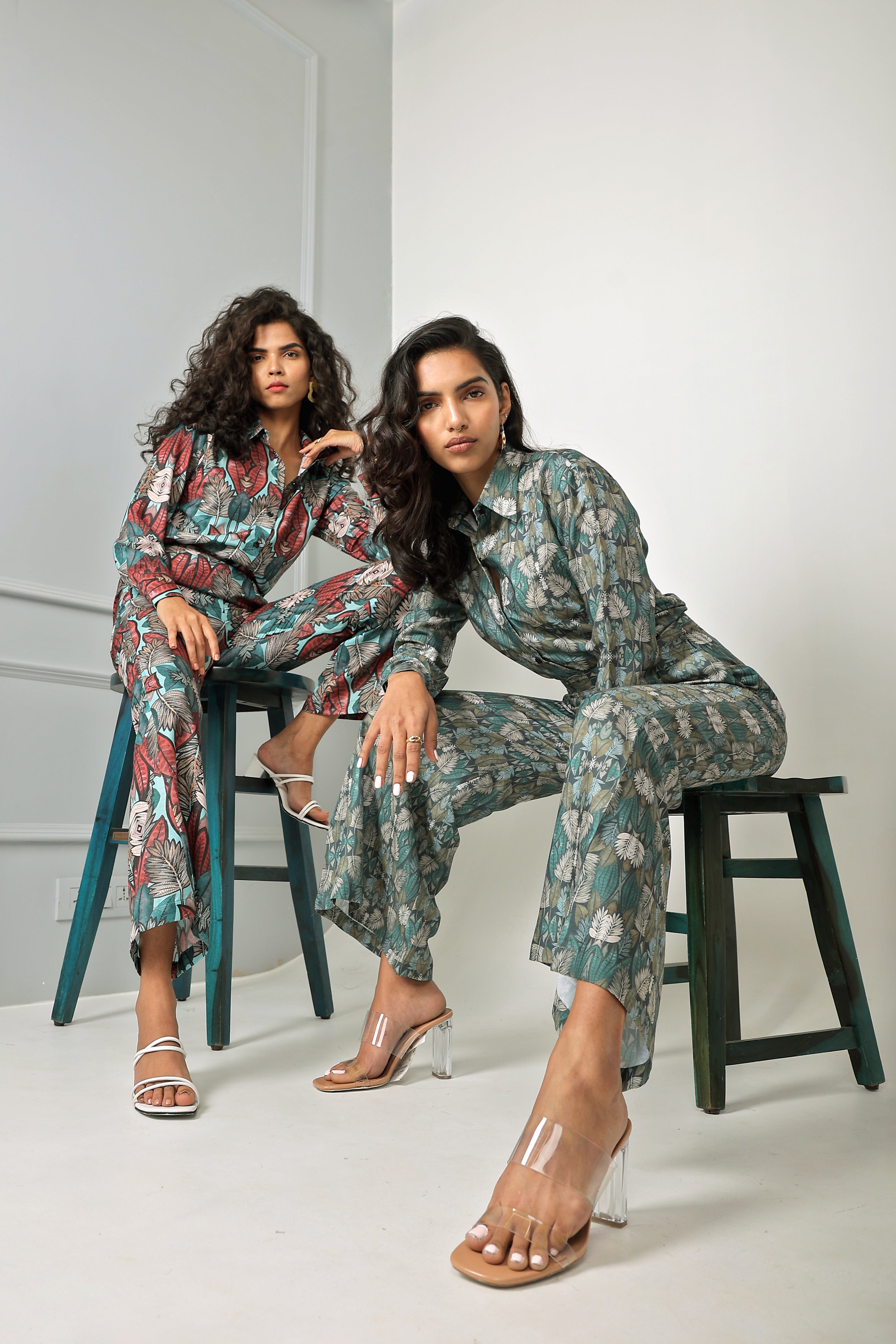 Green tropical Coord set