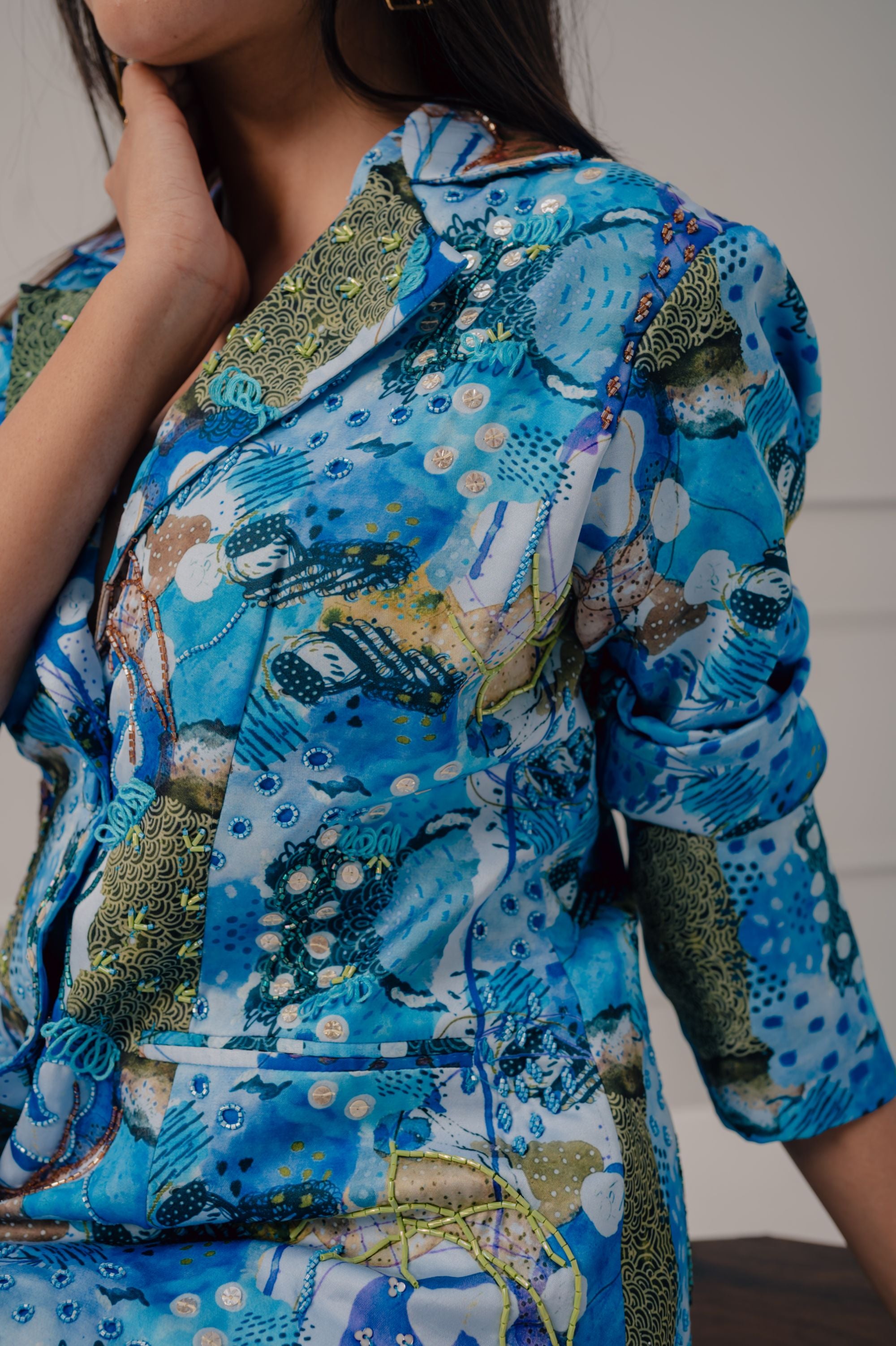 The Setting Sun Blazer dress