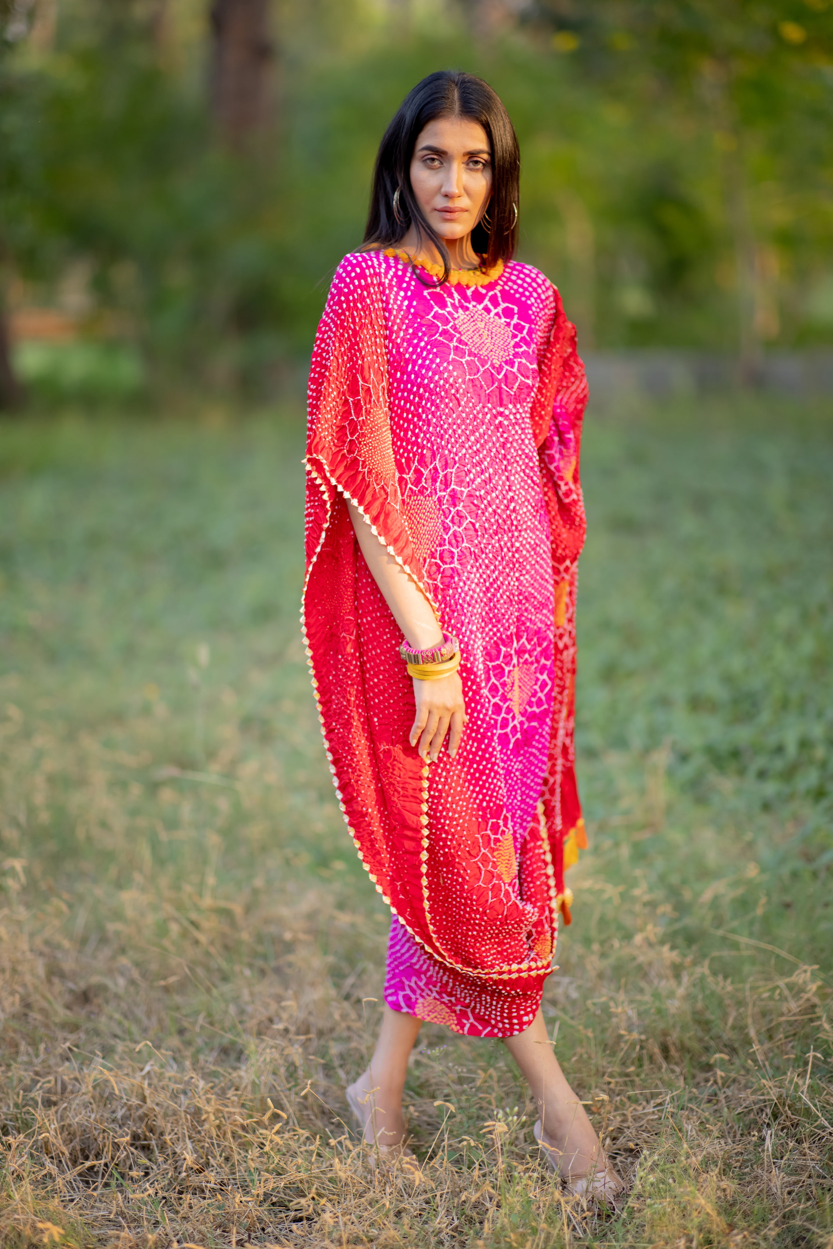 DRAPE DRESS - VALLEY OF FLOWERS