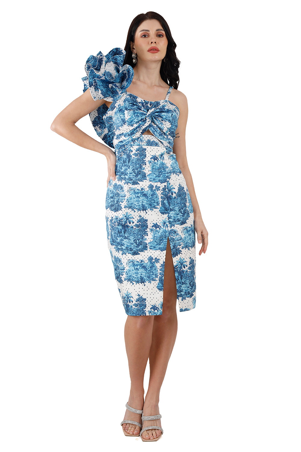 Cotton Silk - Blue Moroccan