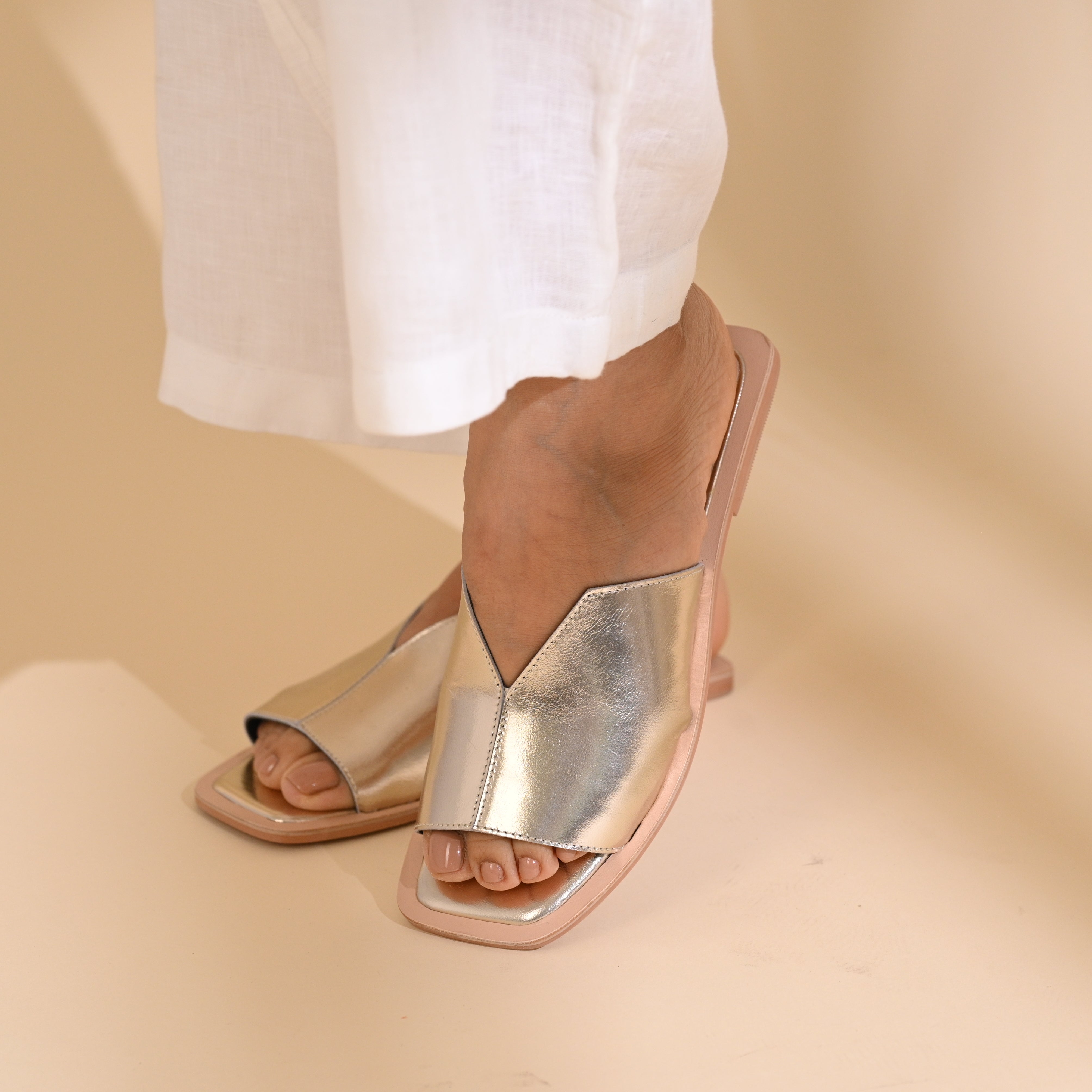 Female Footwear - Metallic