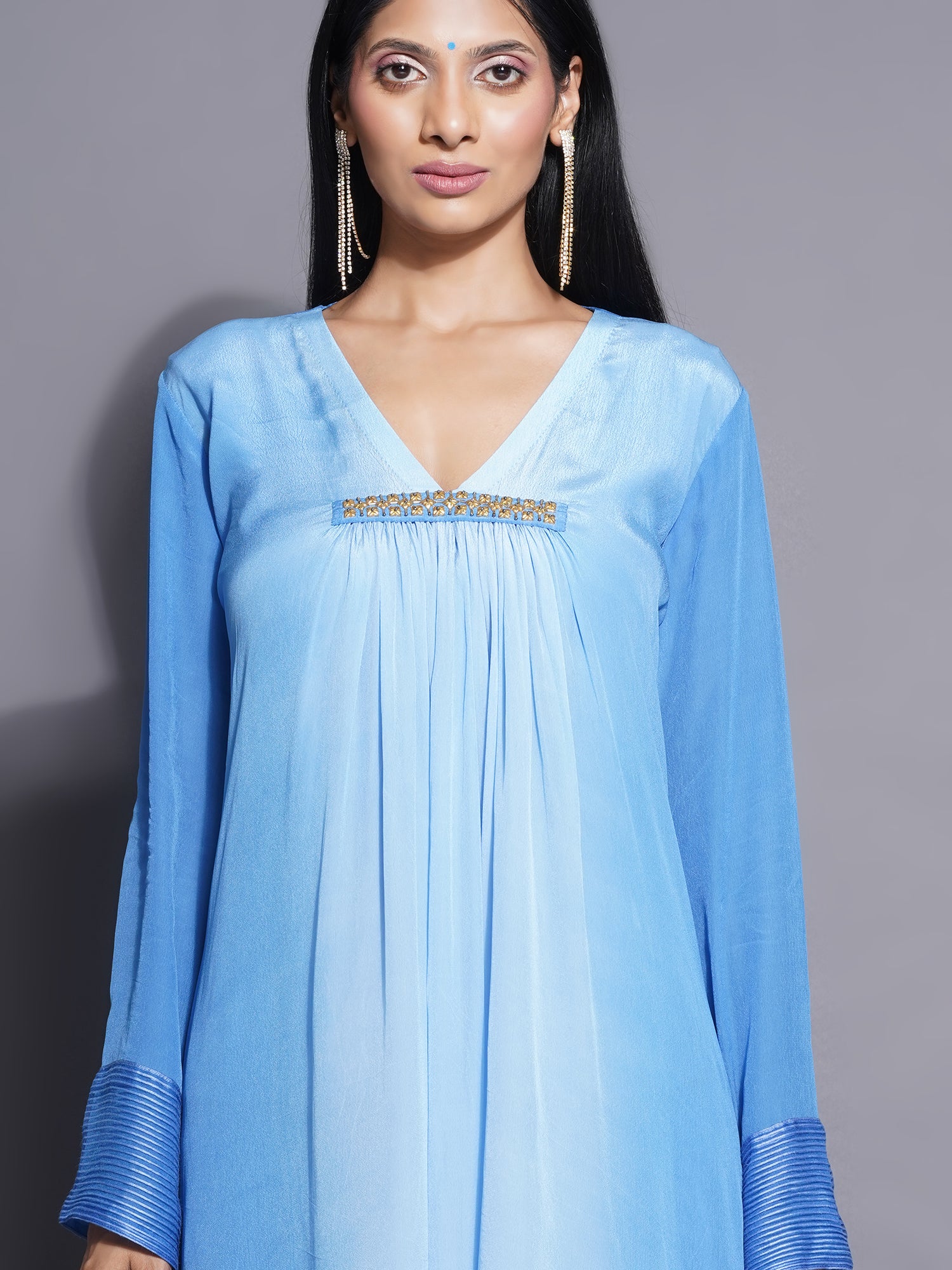 DRESS + SLIP + PALAZZO