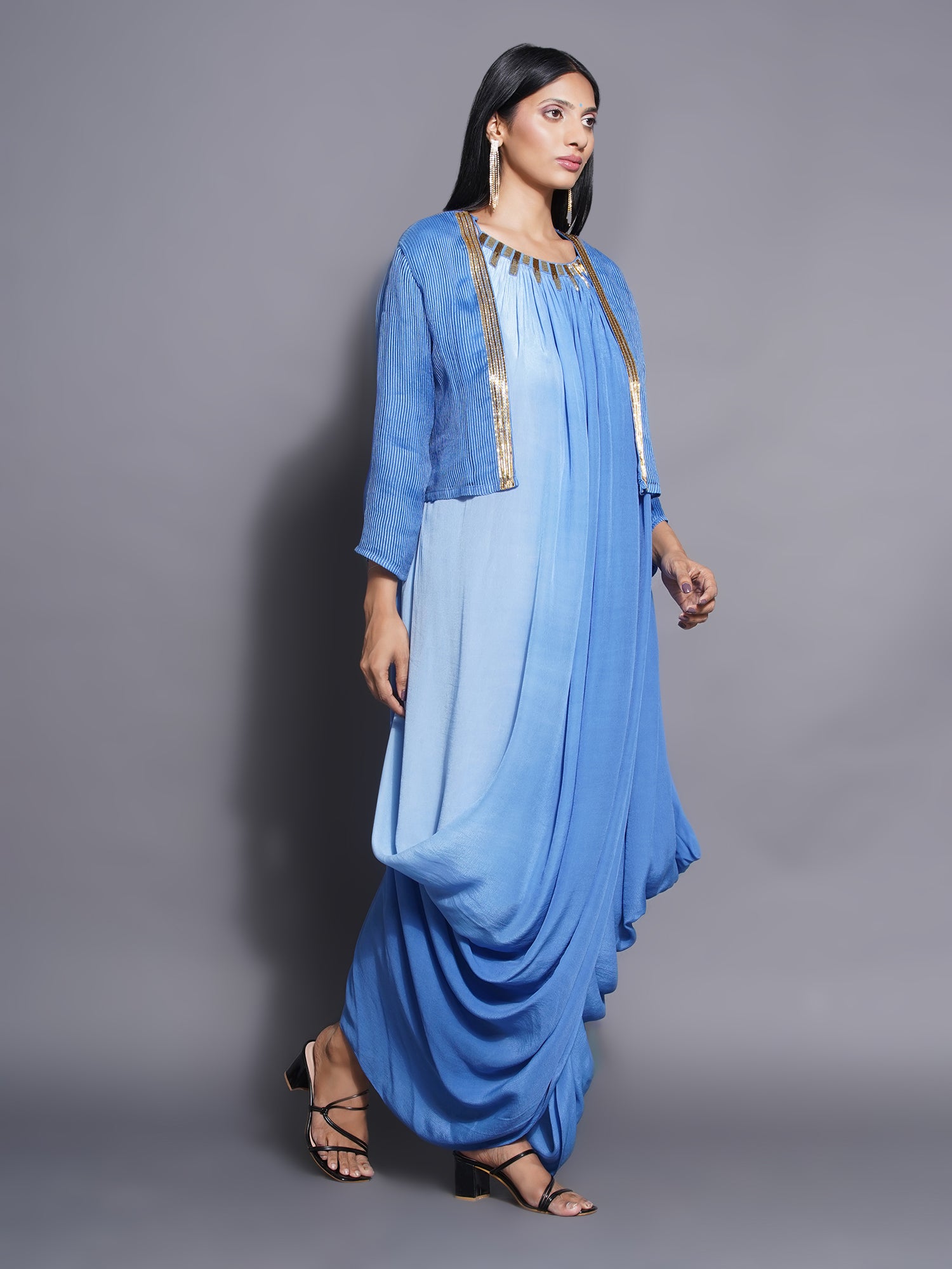 DRESS + SLIP + JACKET