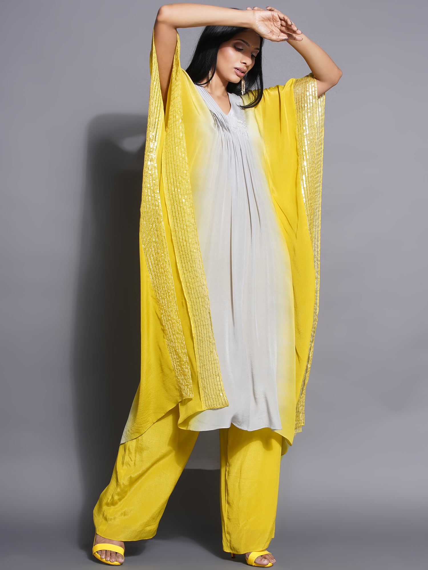 DRESS + SLIP + PALAZZO