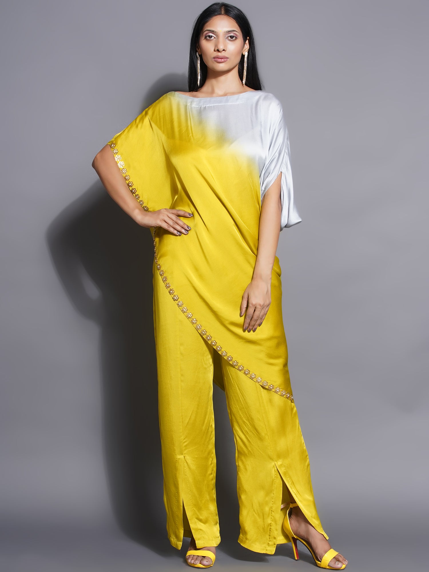 DRESS + SLIP + PALAZZO