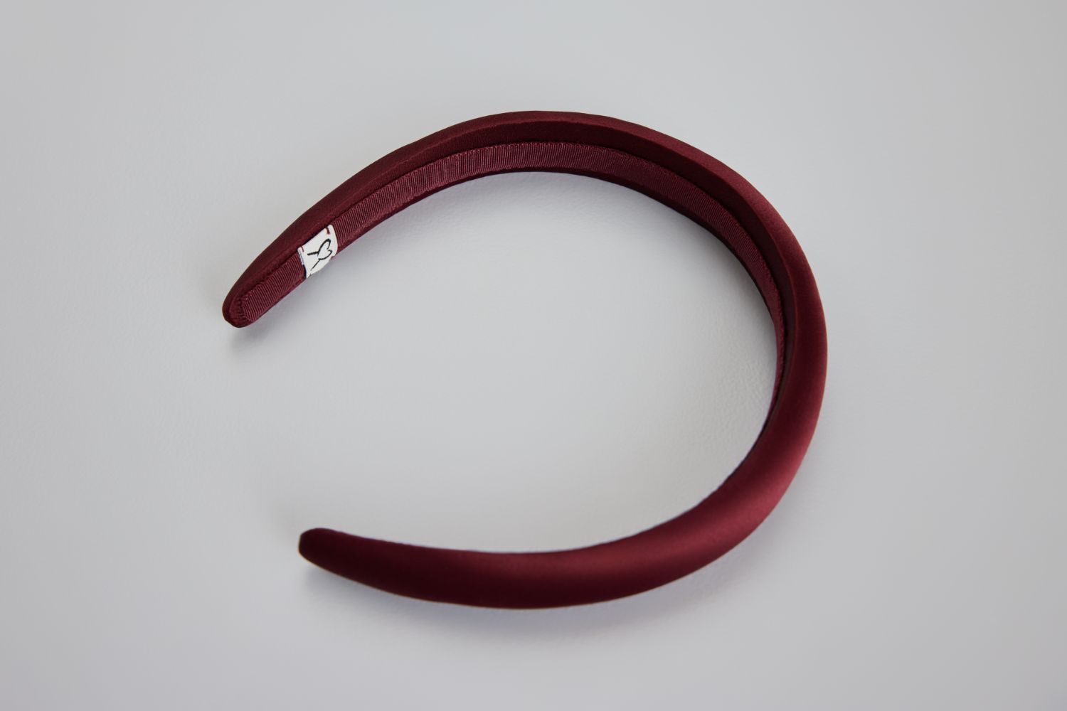 Burgundy Silk Headband