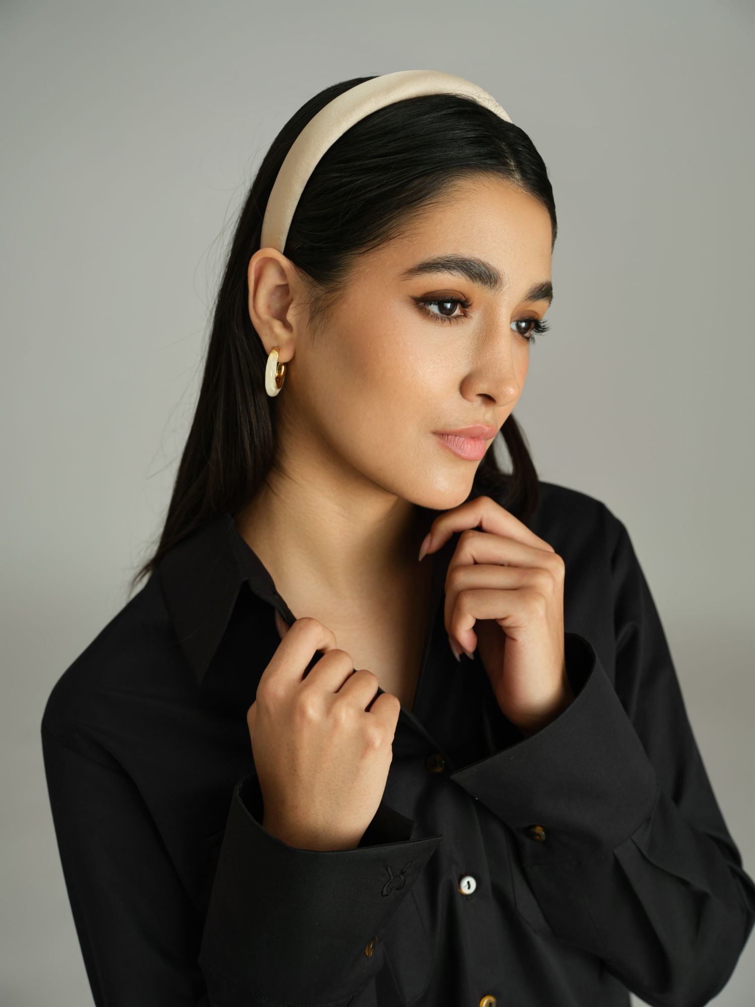 Champagne Silk Headband