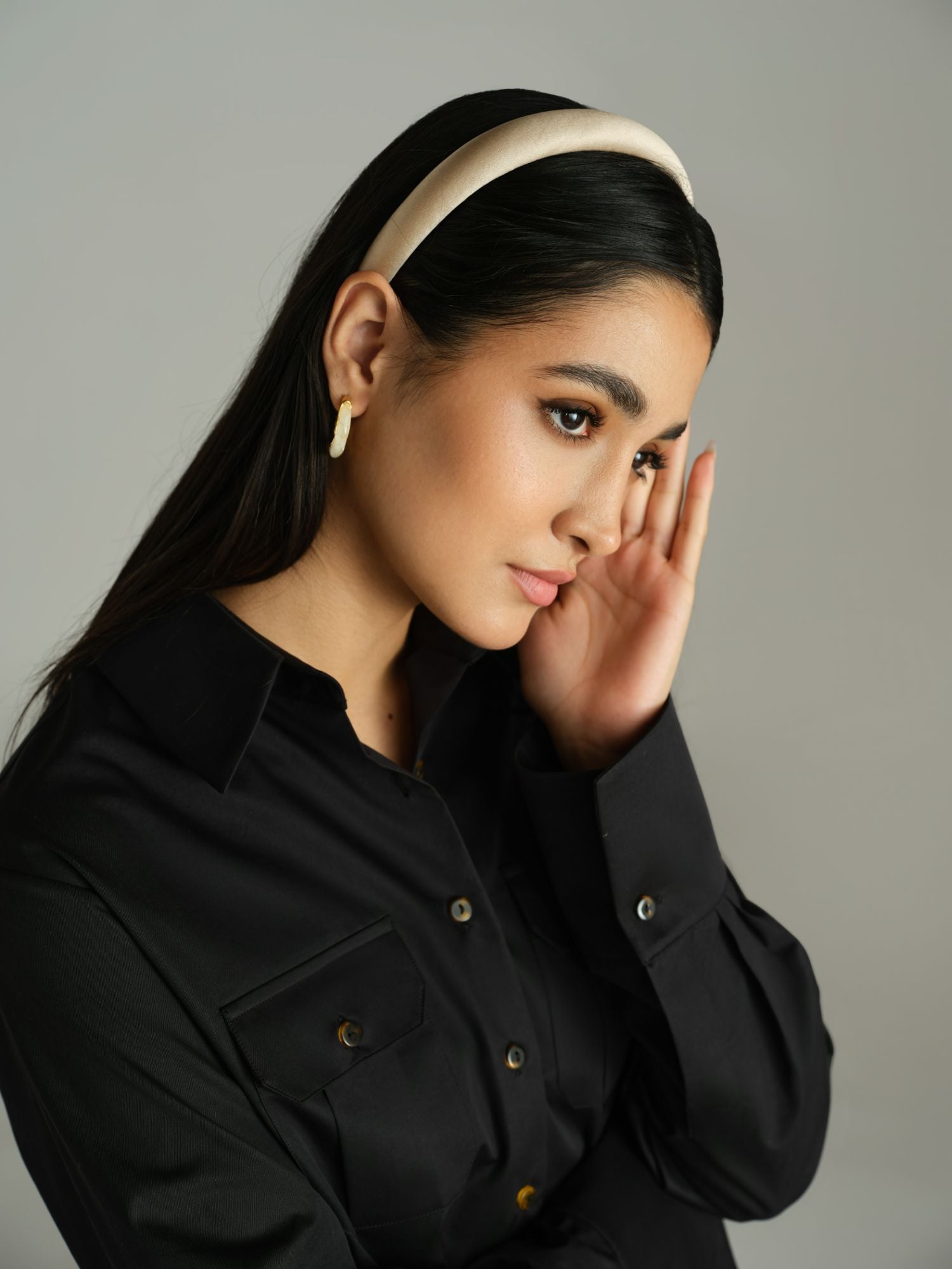 Champagne Silk Headband