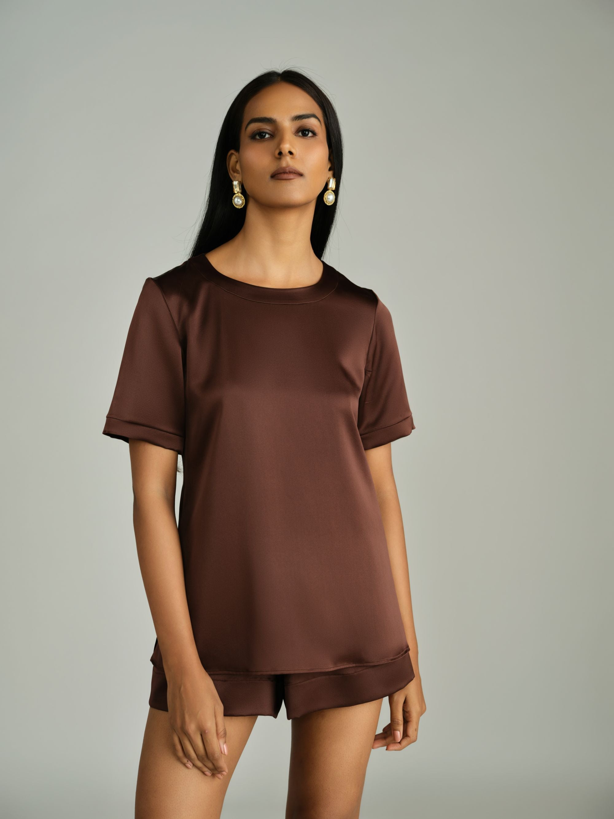 Espresso Silk T-shirt