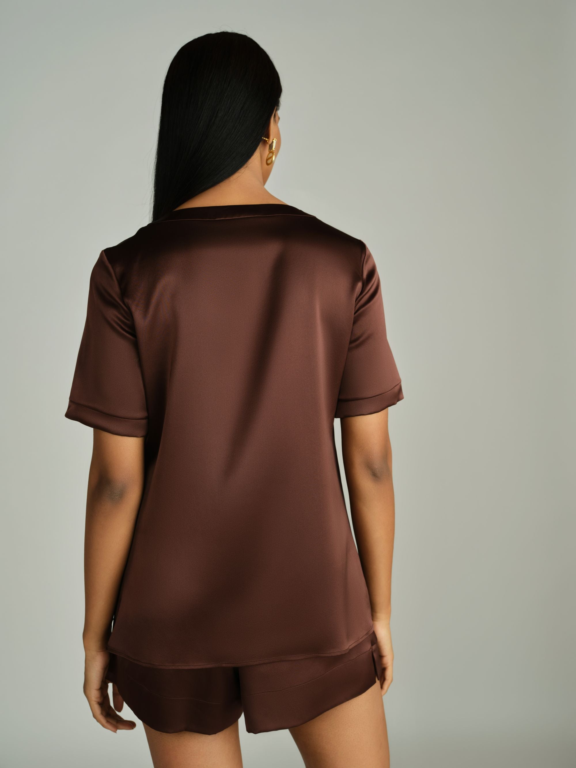 Espresso Silk T-shirt